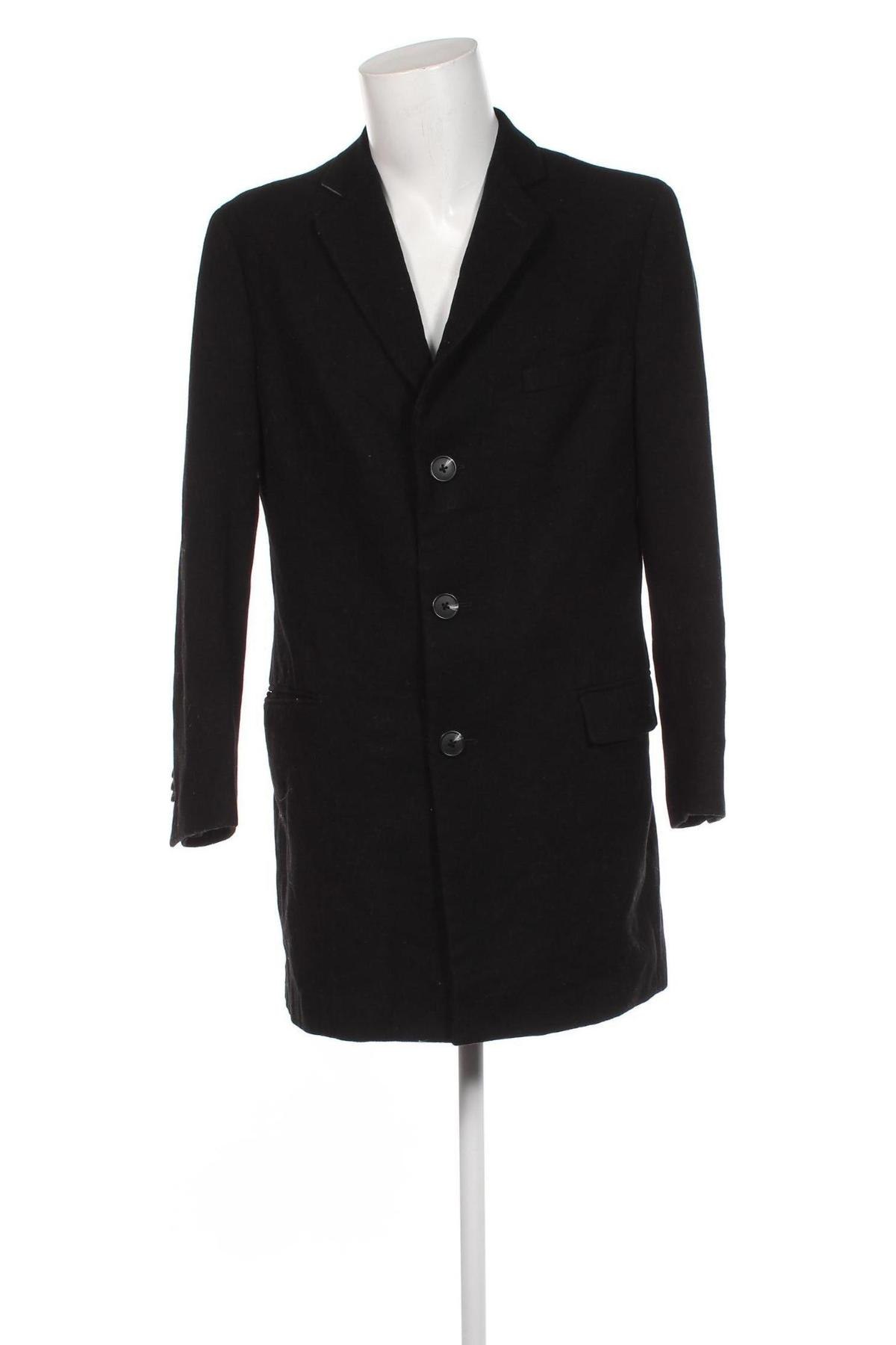 Ανδρικά παλτό C&A, Μέγεθος L, Χρώμα Μαύρο, Τιμή 17,82 €