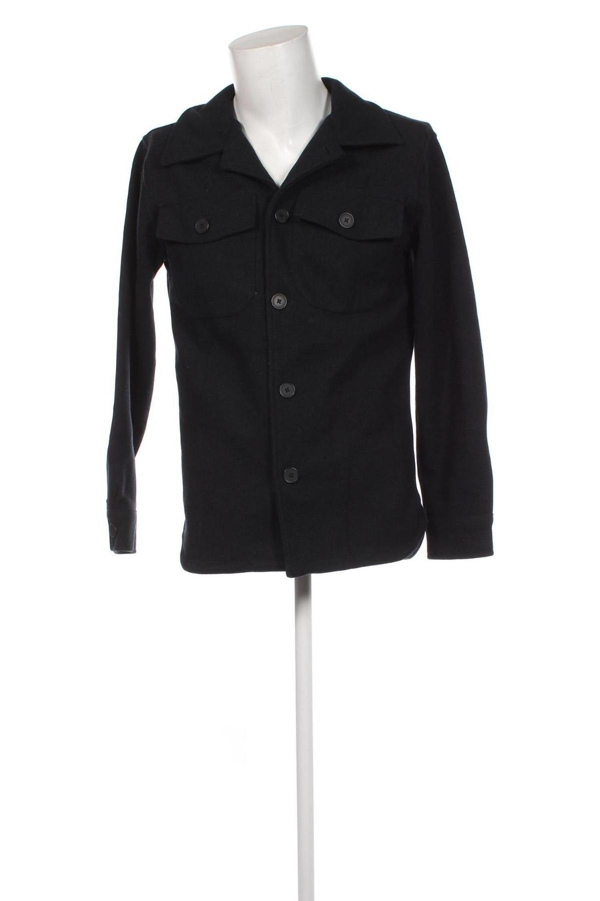 Ανδρικά παλτό Jack & Jones, Μέγεθος M, Χρώμα Μπλέ, Τιμή 18,93 €
