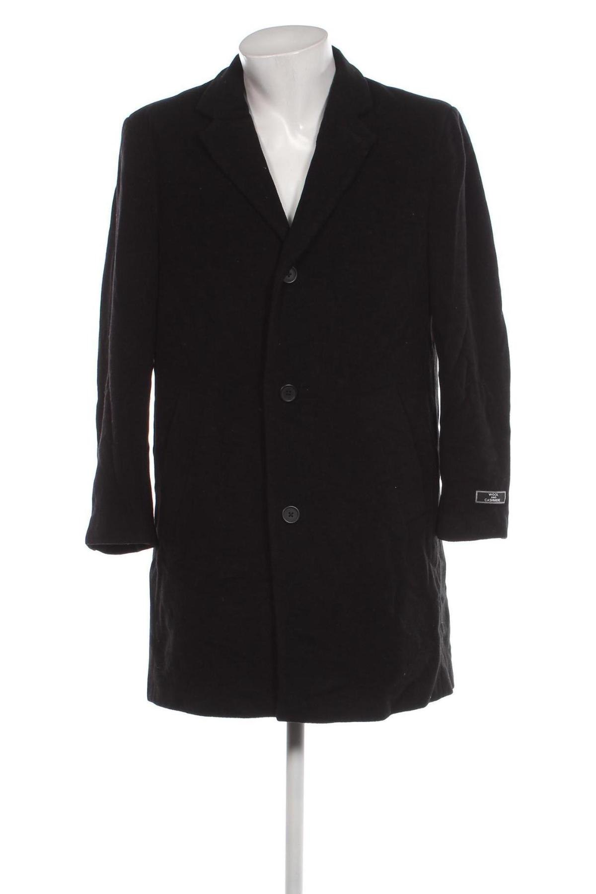 Мъжко палто Paul R. Smith, Размер L, Цвят Черен, Цена 59,92 лв.