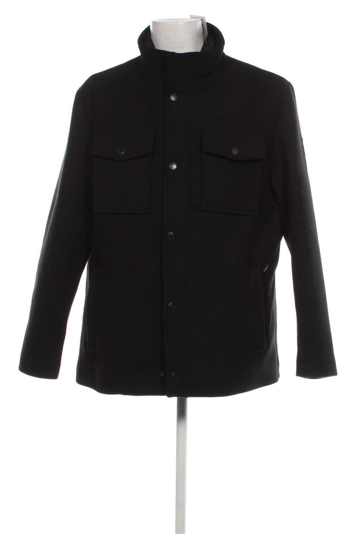 Ανδρικά παλτό Tom Tailor, Μέγεθος XXL, Χρώμα Μαύρο, Τιμή 74,77 €