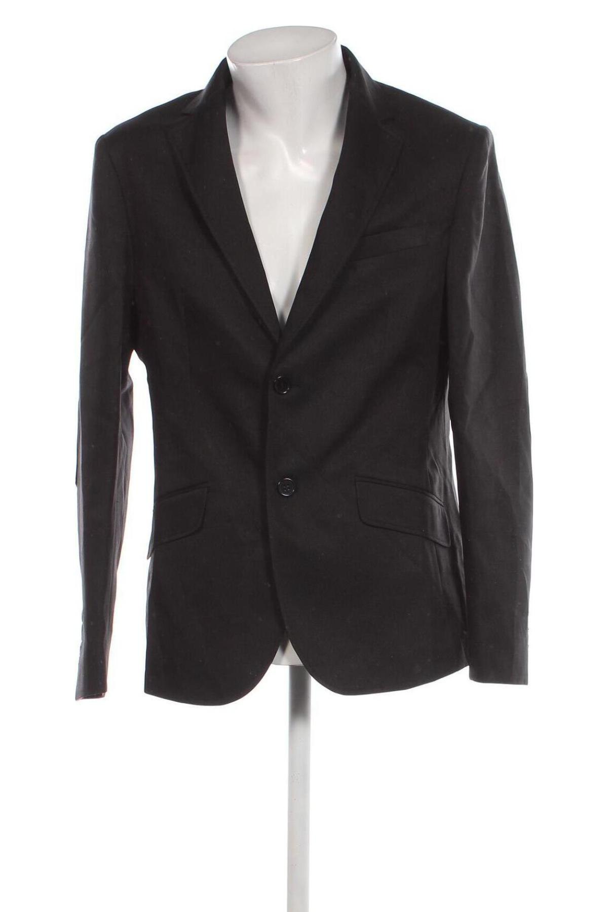 Ανδρικό σακάκι Moderno, Μέγεθος L, Χρώμα Μαύρο, Τιμή 5,83 €