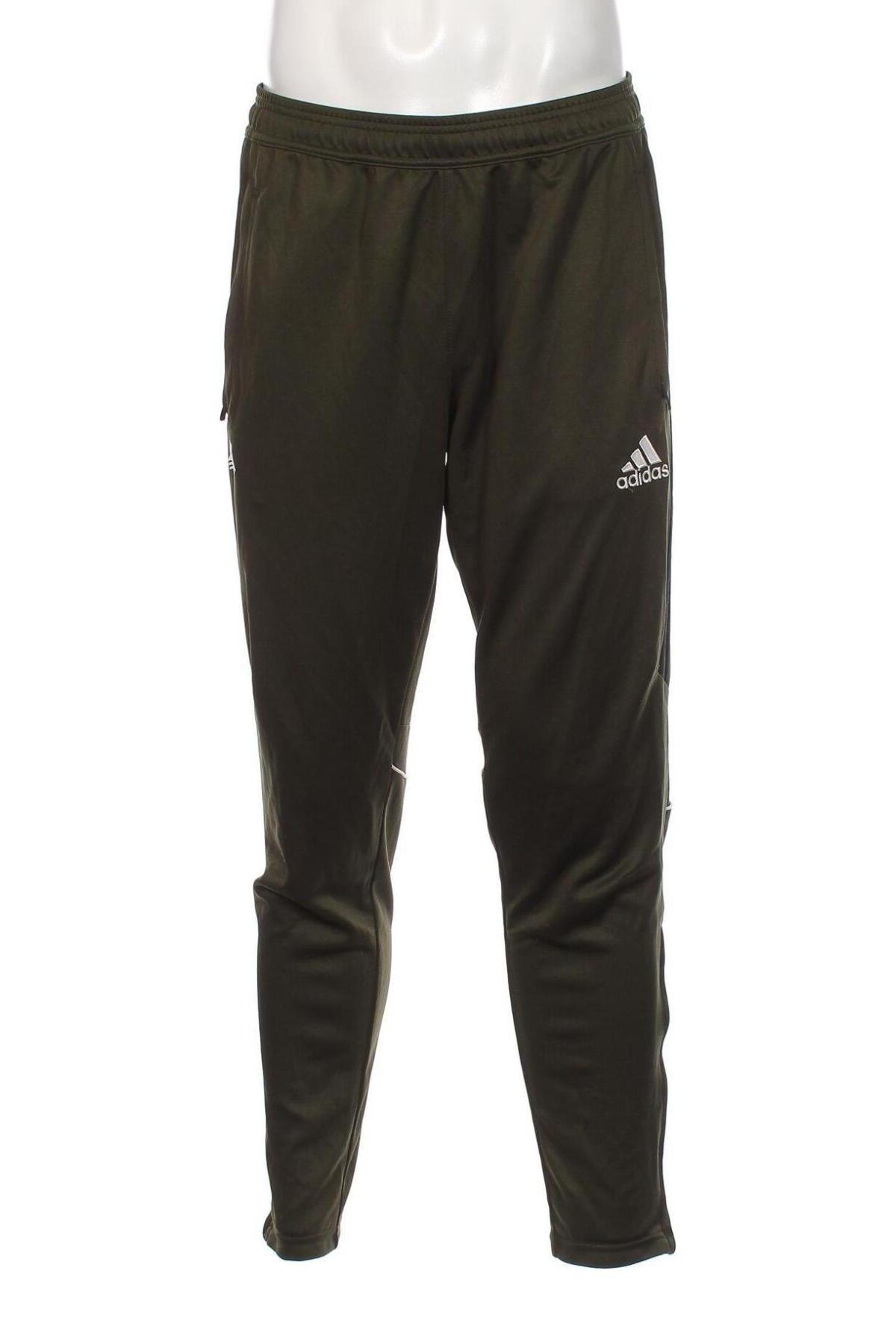 Herren Sporthose Adidas, Größe L, Farbe Grün, Preis 24,25 €