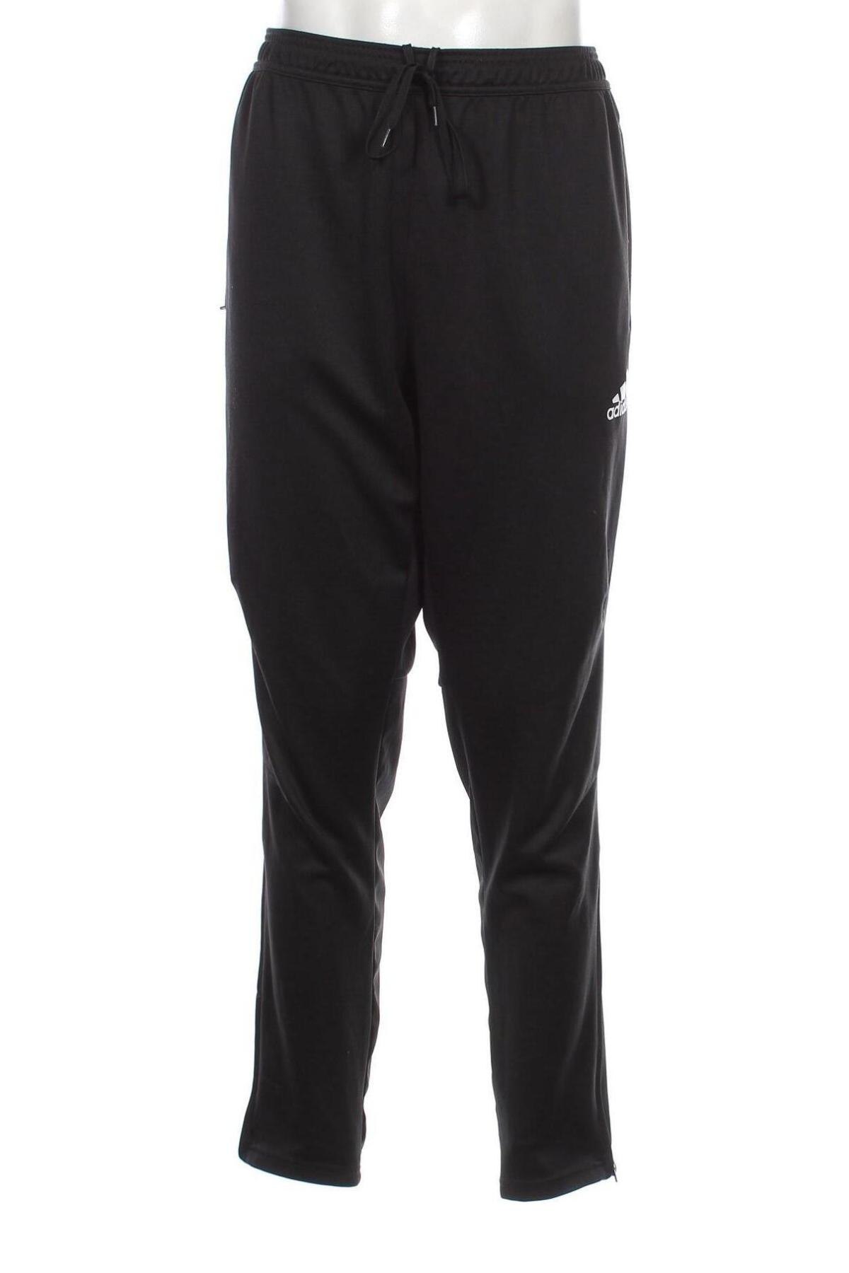 Pantaloni trening de bărbați Adidas, Mărime XXL, Culoare Negru, Preț 121,38 Lei