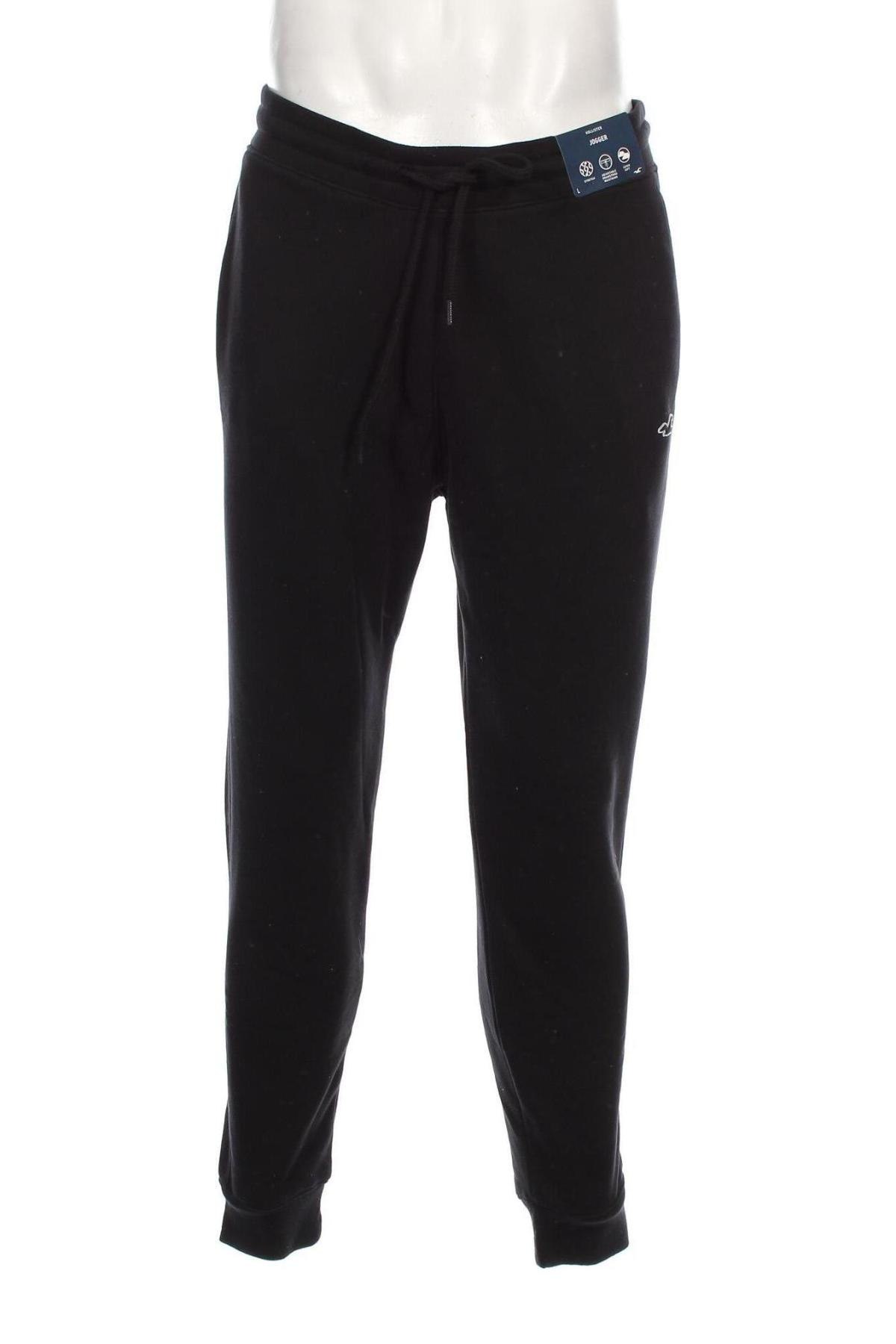 Ανδρικό αθλητικό παντελόνι Hollister, Μέγεθος L, Χρώμα Μαύρο, Τιμή 17,58 €