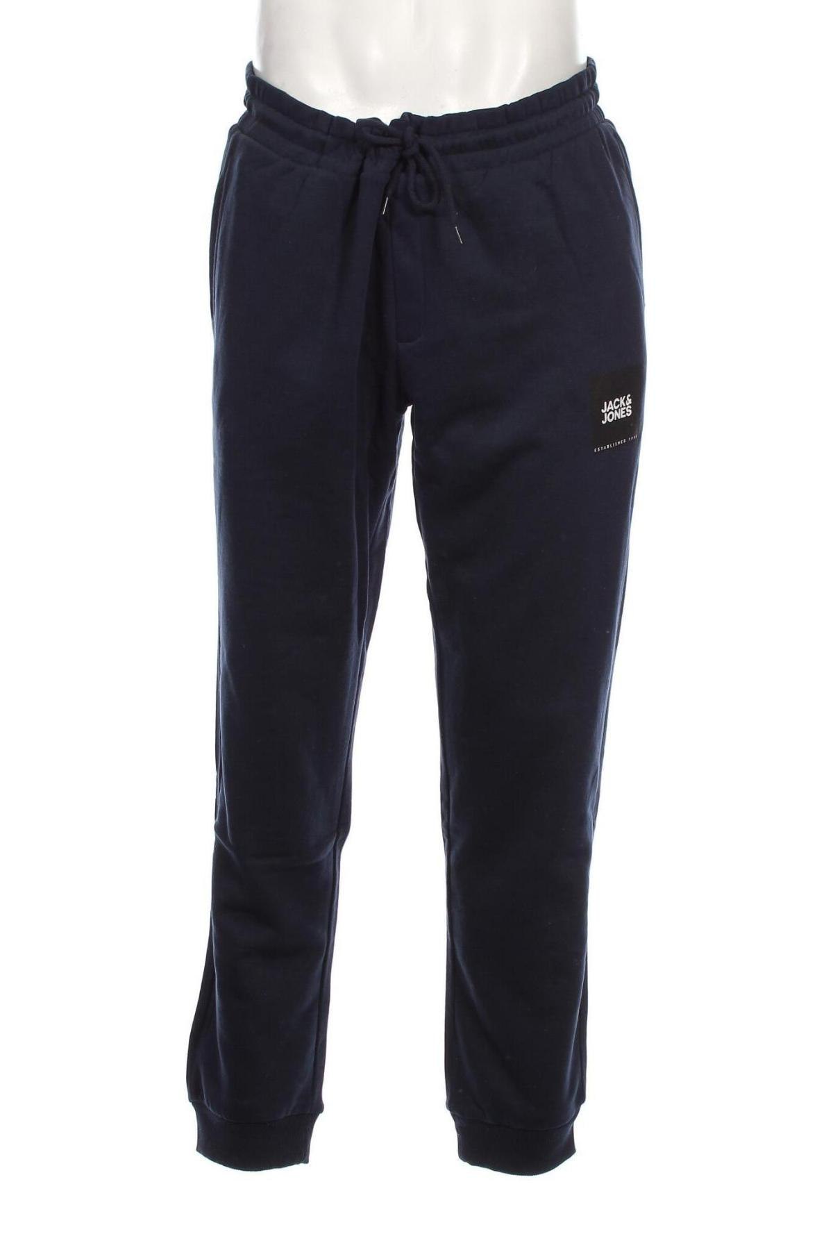 Pantaloni trening de bărbați Jack & Jones, Mărime XL, Culoare Albastru, Preț 269,74 Lei