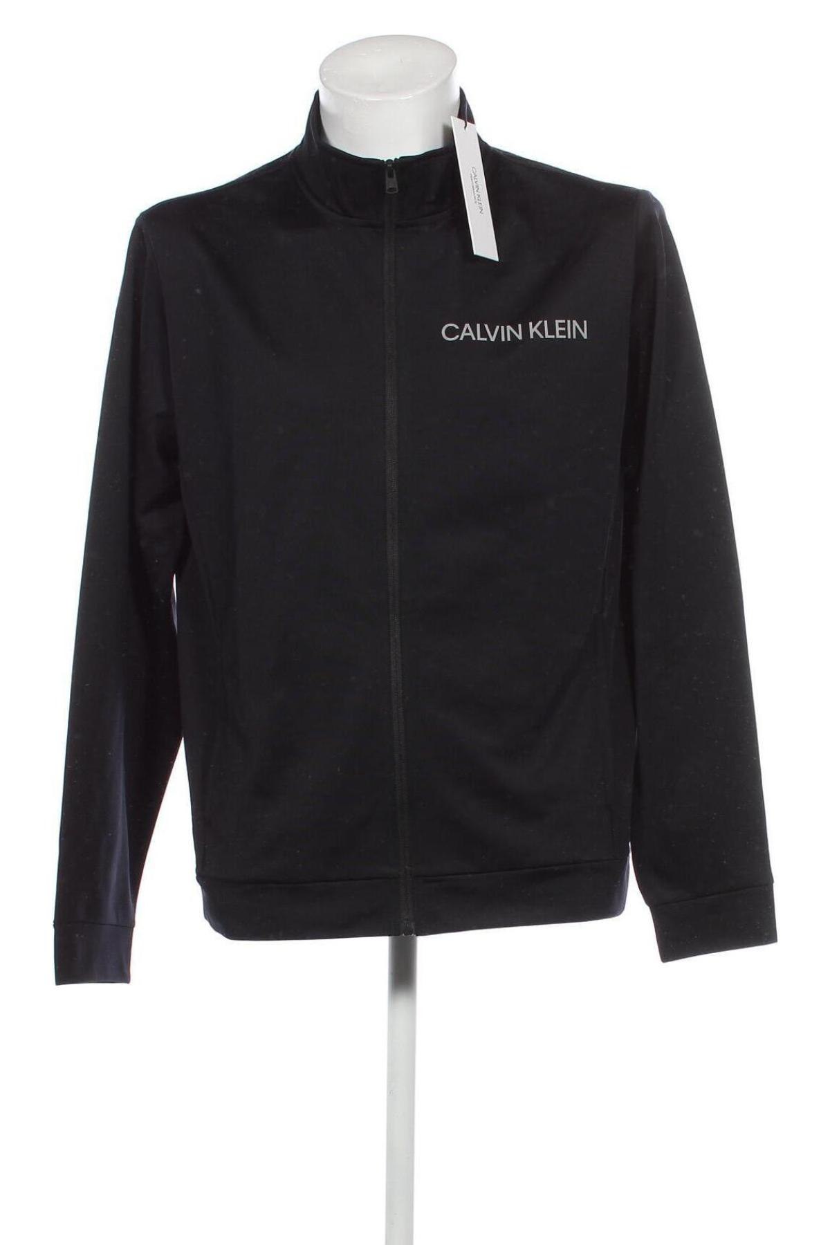 Ανδρική αθλητική ζακέτα Calvin Klein, Μέγεθος L, Χρώμα Μαύρο, Τιμή 70,93 €