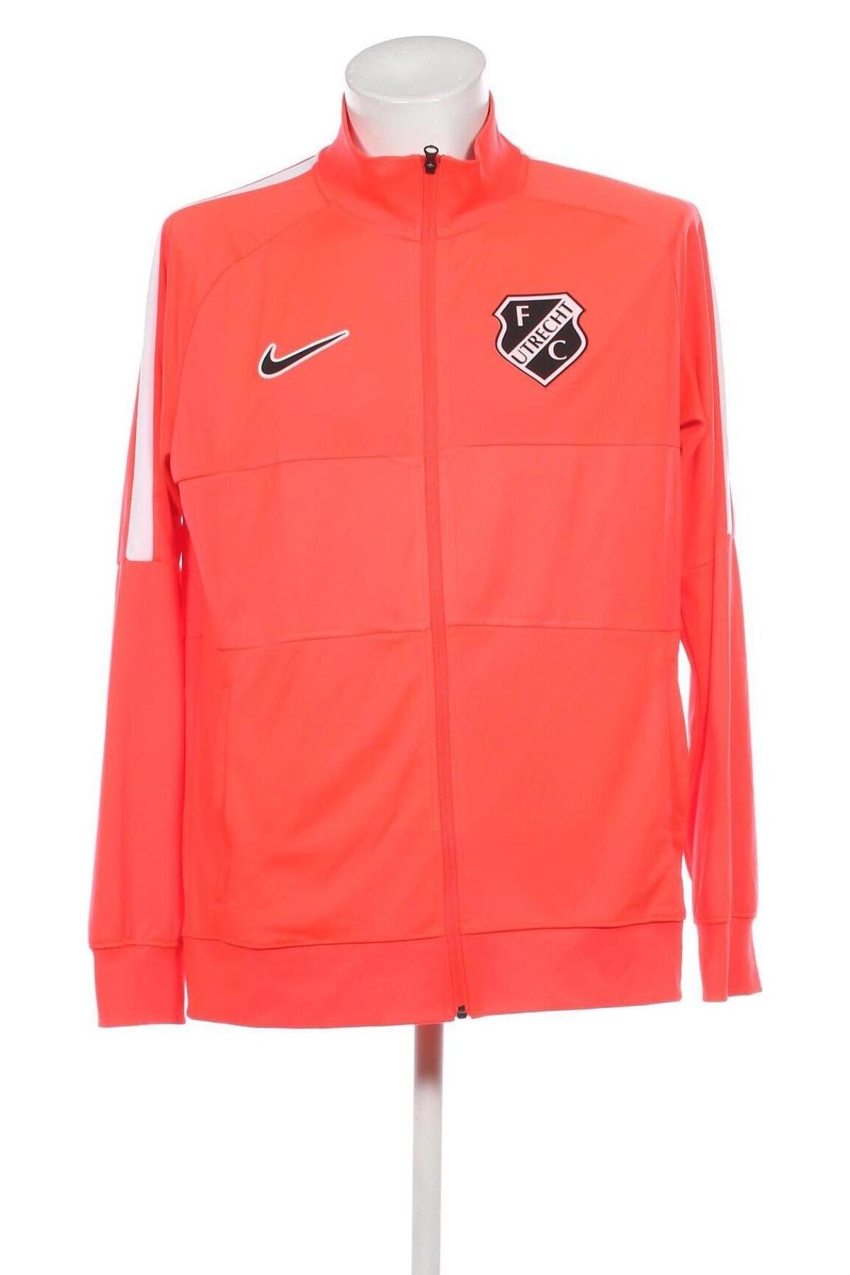 Ανδρική αθλητική ζακέτα Nike, Μέγεθος XL, Χρώμα Πορτοκαλί, Τιμή 26,72 €