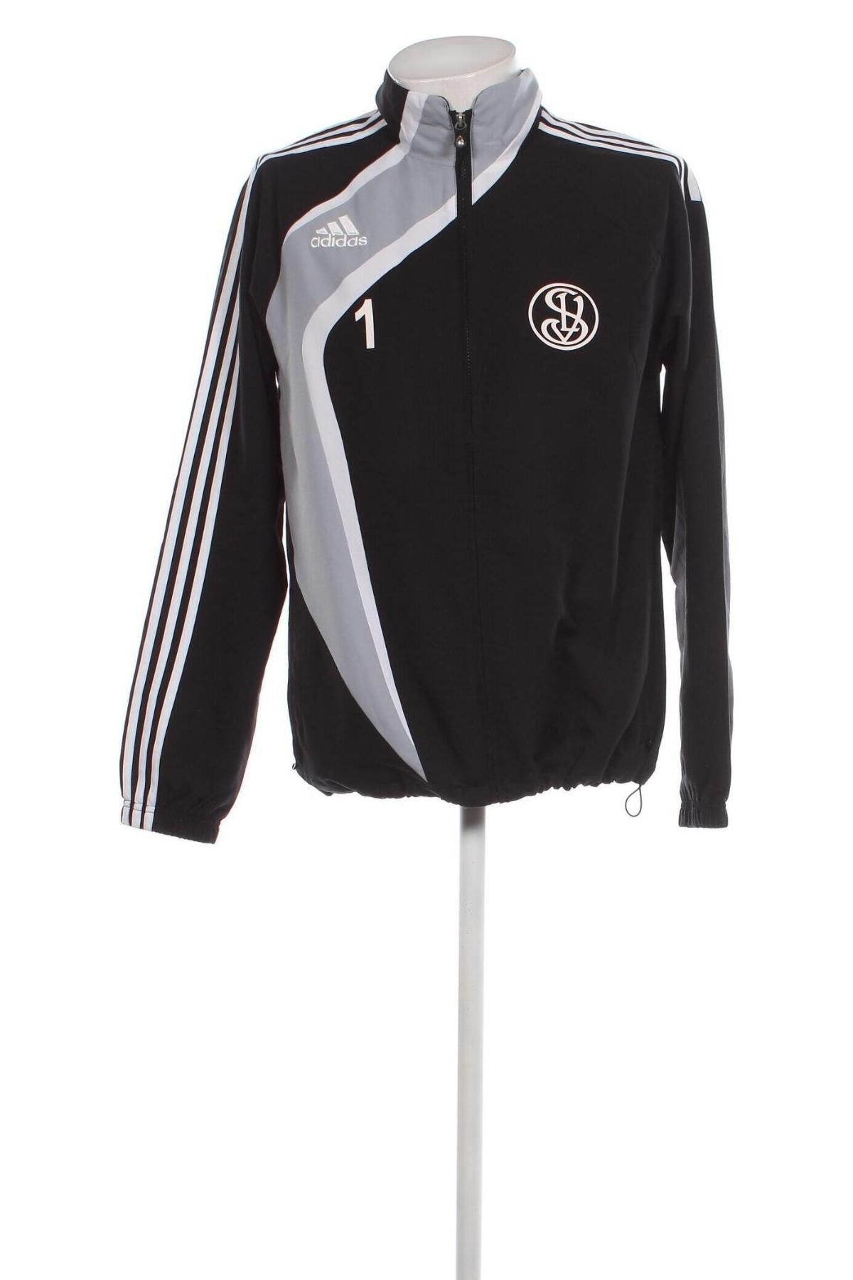 Herrenjacke Adidas, Größe L, Farbe Schwarz, Preis 25,05 €