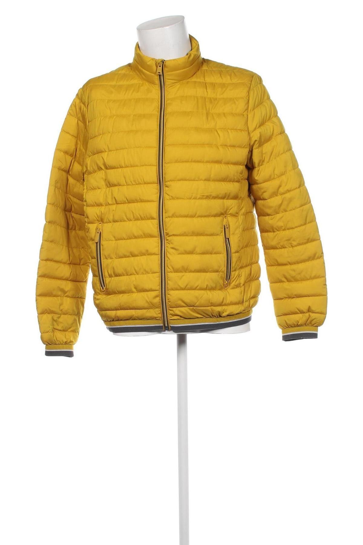 Ανδρικό μπουφάν C&A, Μέγεθος L, Χρώμα Κίτρινο, Τιμή 11,88 €
