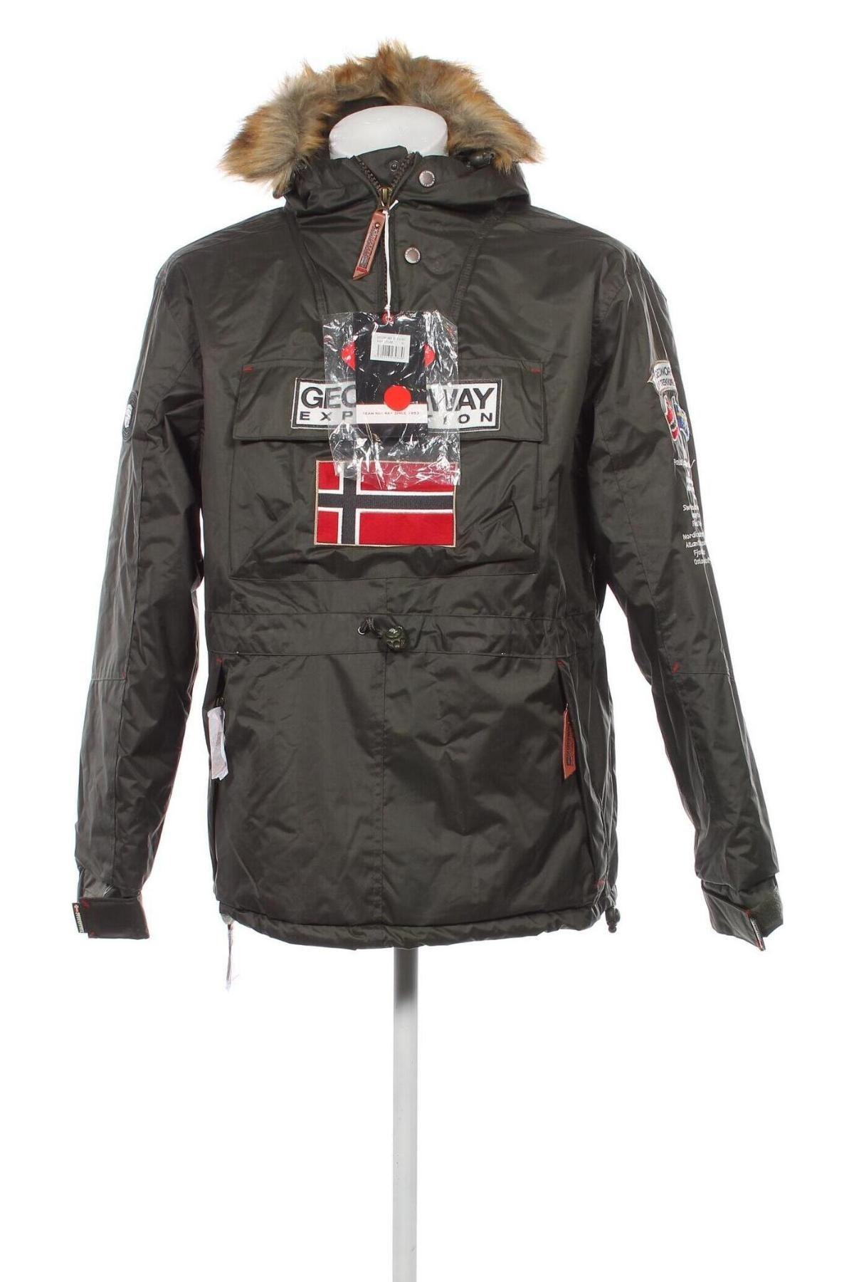 Pánska bunda  Geographical Norway, Veľkosť XL, Farba Zelená, Cena  98,20 €