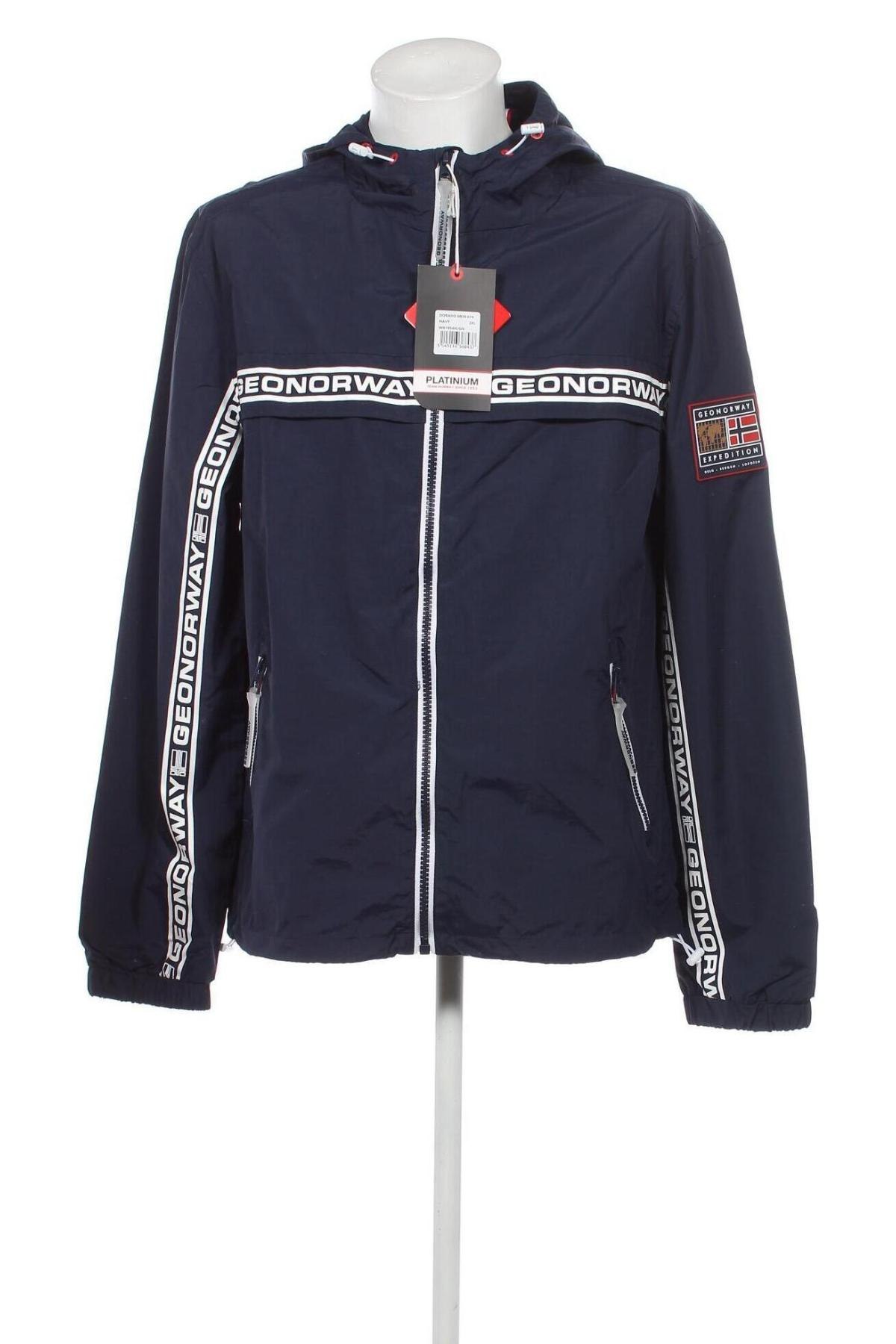 Pánska bunda  Geographical Norway, Veľkosť XXL, Farba Modrá, Cena  69,28 €