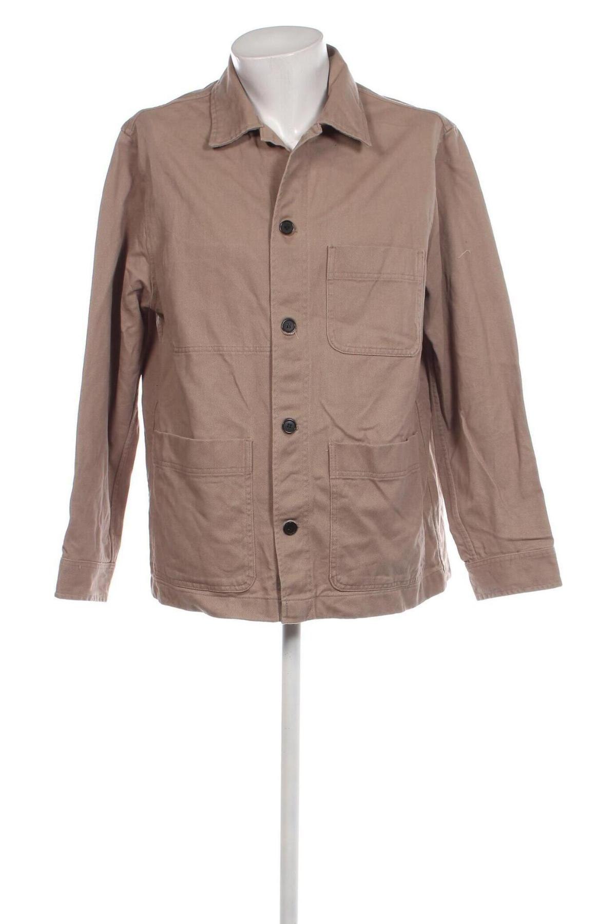 Herrenjacke H&M, Größe L, Farbe Beige, Preis 10,86 €