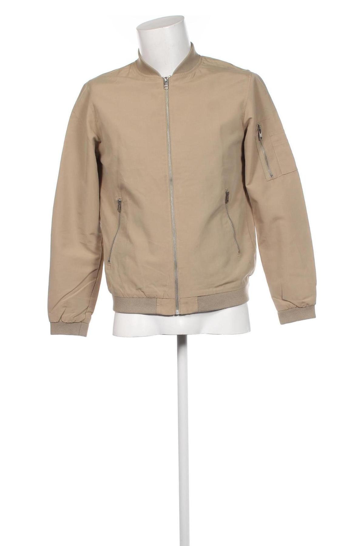 Herrenjacke Jack & Jones, Größe M, Farbe Beige, Preis 13,61 €