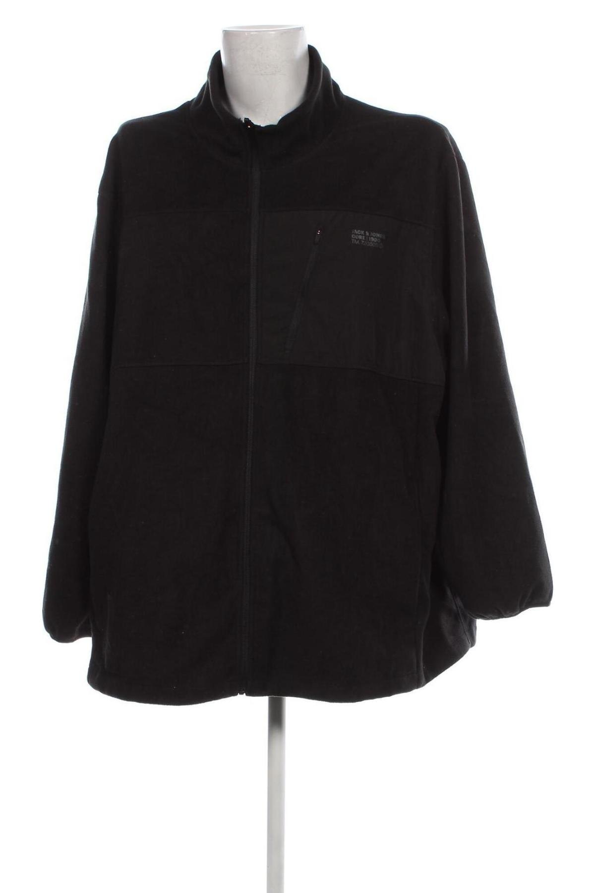 Ανδρικό μπουφάν Jack & Jones, Μέγεθος 5XL, Χρώμα Μαύρο, Τιμή 30,62 €