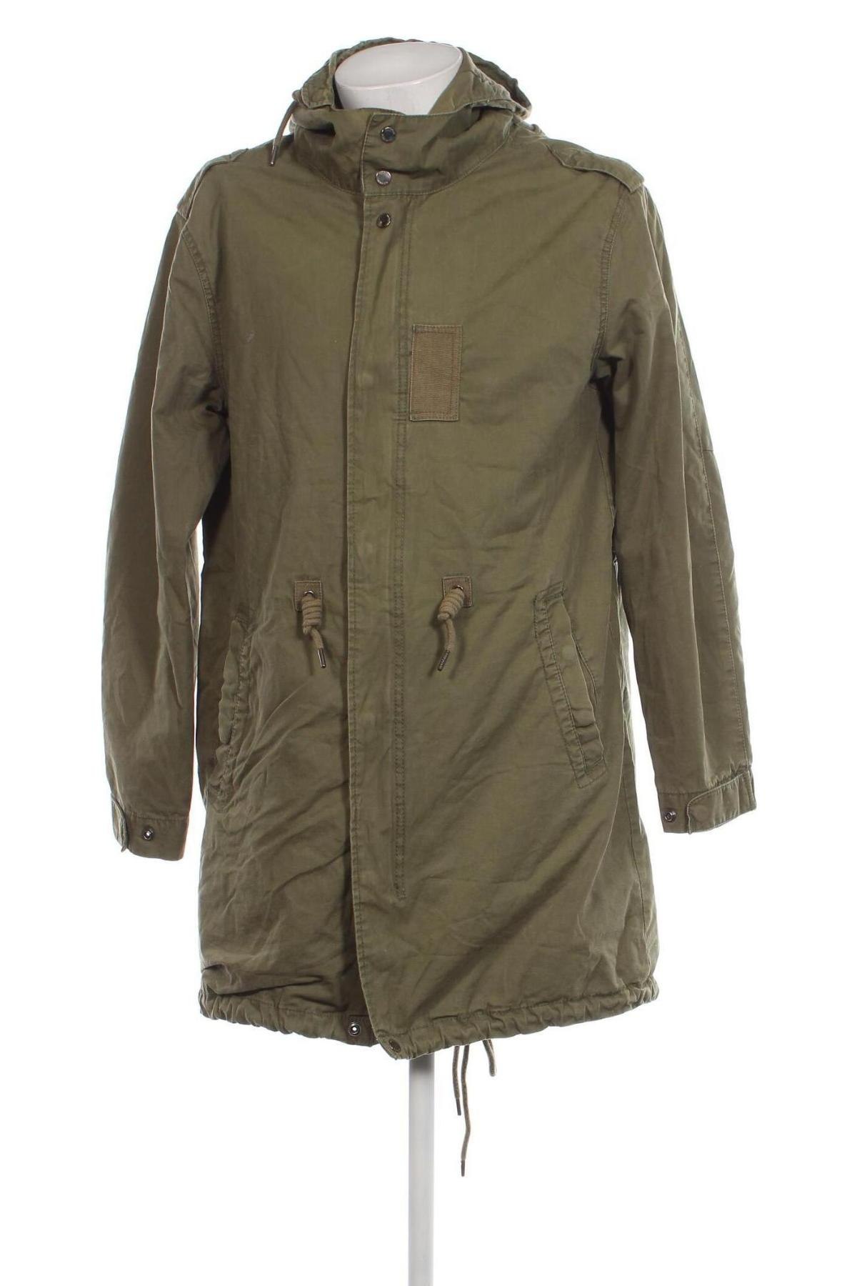 Herrenjacke Pull&Bear, Größe L, Farbe Grün, Preis € 13,36