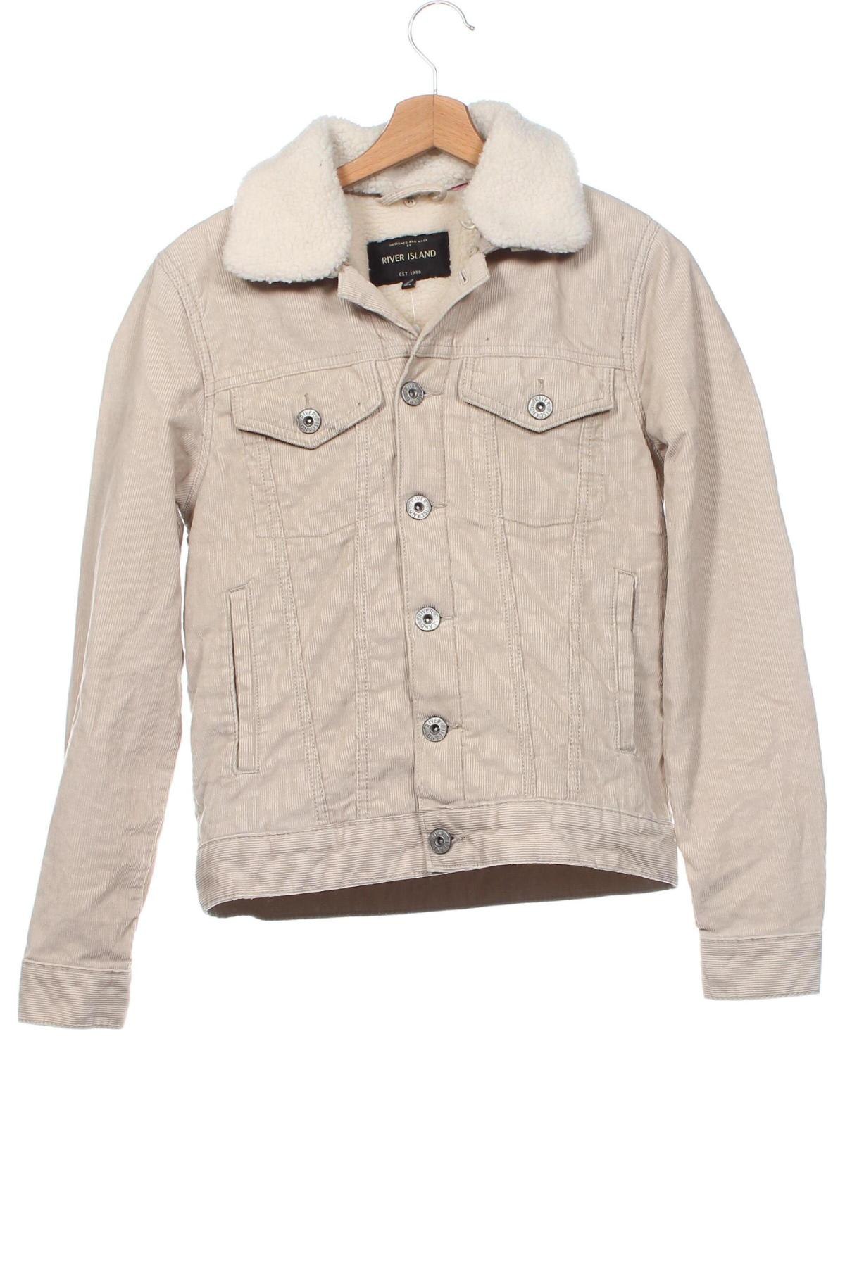 Herrenjacke River Island, Größe XS, Farbe Beige, Preis 25,49 €