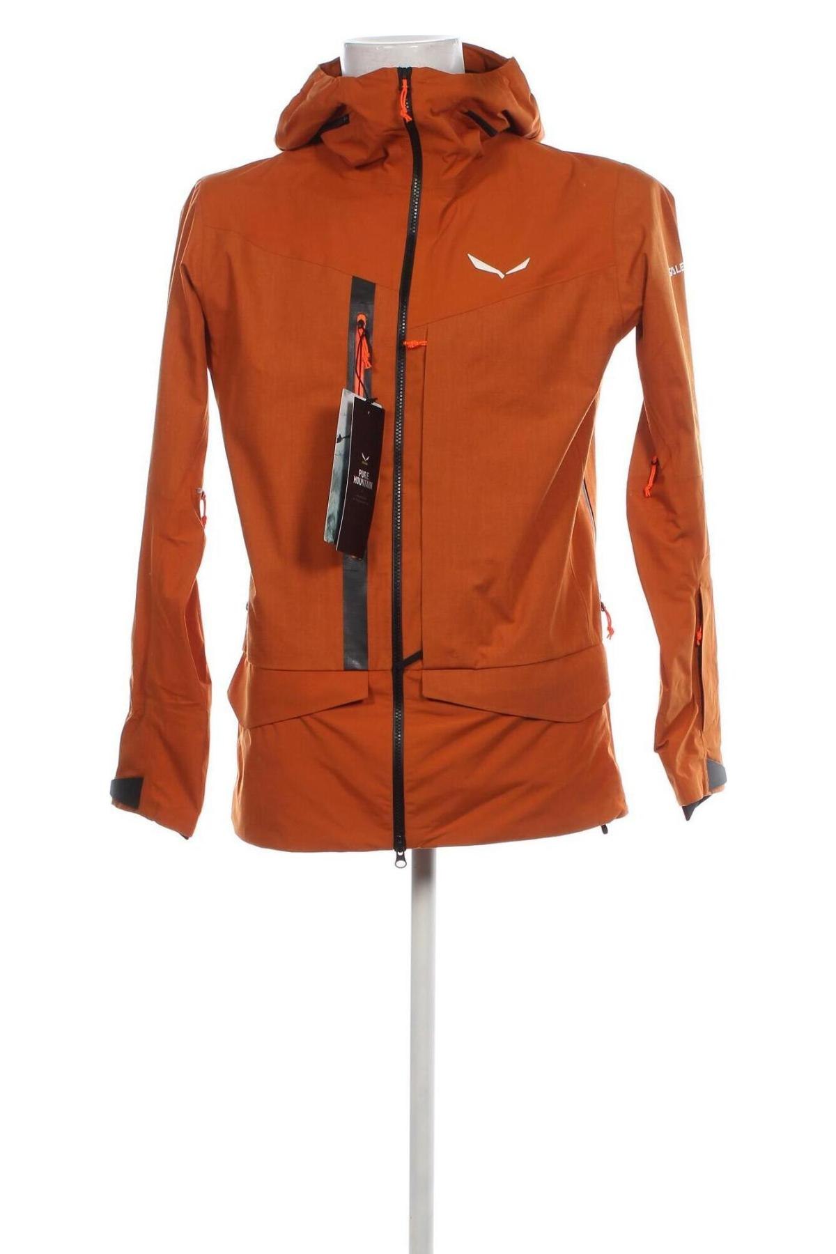 Herrenjacke Salewa, Größe S, Farbe Orange, Preis 180,00 €