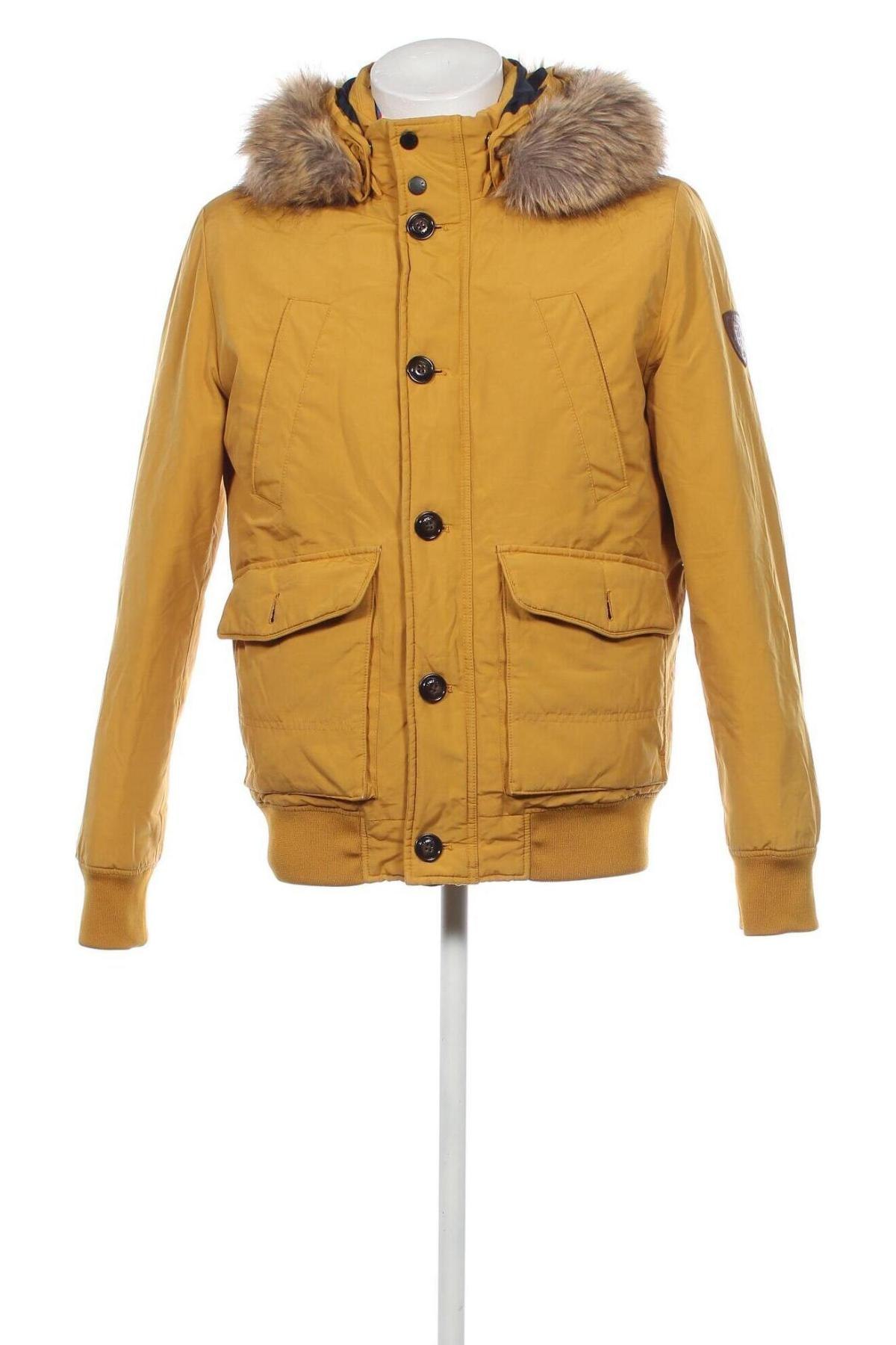 Ανδρικό μπουφάν Tommy Hilfiger, Μέγεθος L, Χρώμα Κίτρινο, Τιμή 93,59 €
