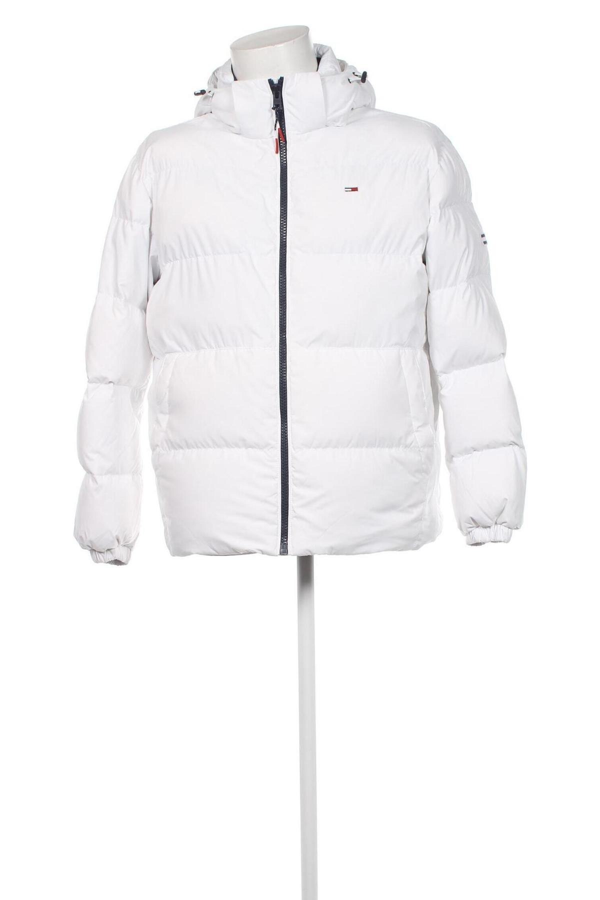 Ανδρικό μπουφάν Tommy Jeans, Μέγεθος M, Χρώμα Λευκό, Τιμή 77,07 €