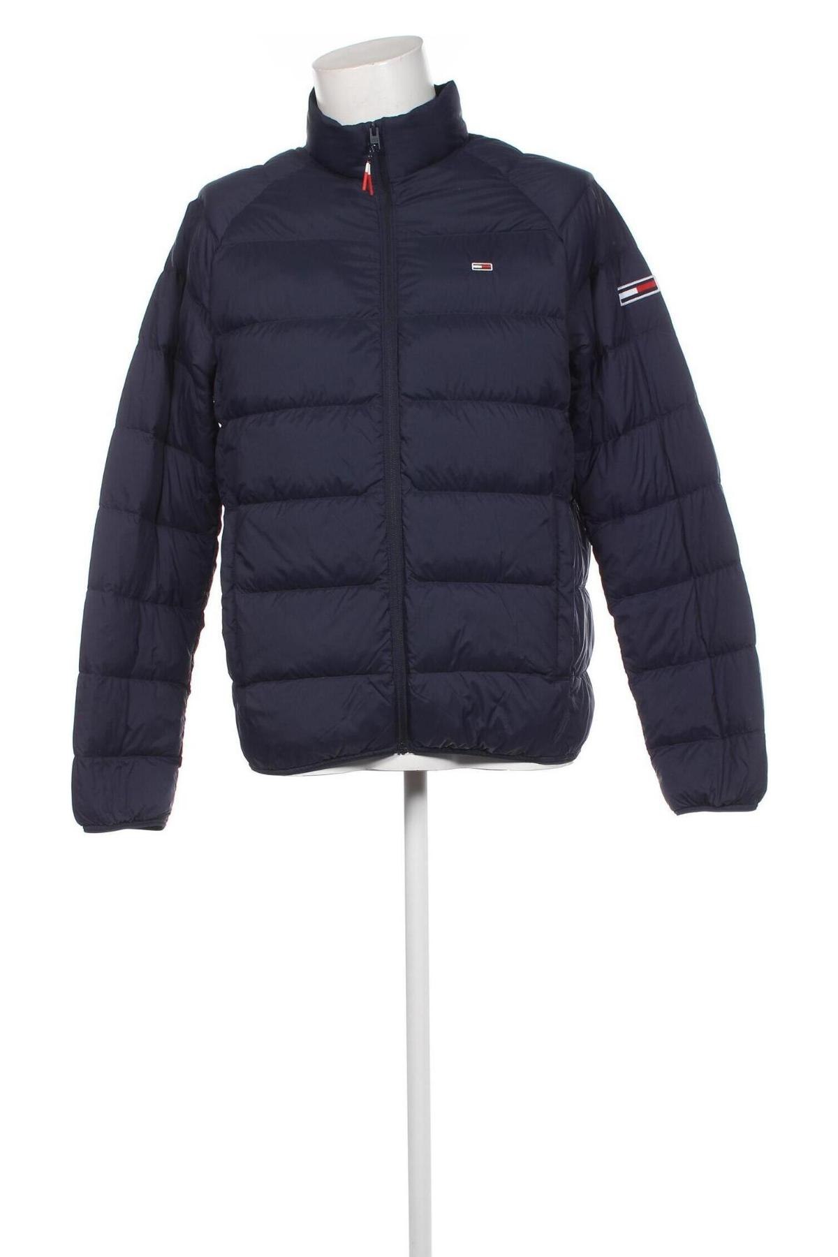 Herrenjacke Tommy Jeans, Größe L, Farbe Blau, Preis 77,94 €