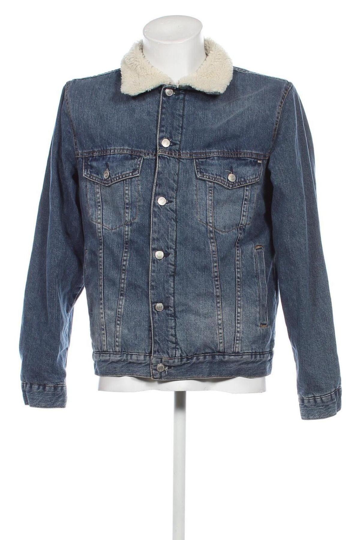Ανδρικό μπουφάν Zara, Μέγεθος L, Χρώμα Μπλέ, Τιμή 25,69 €