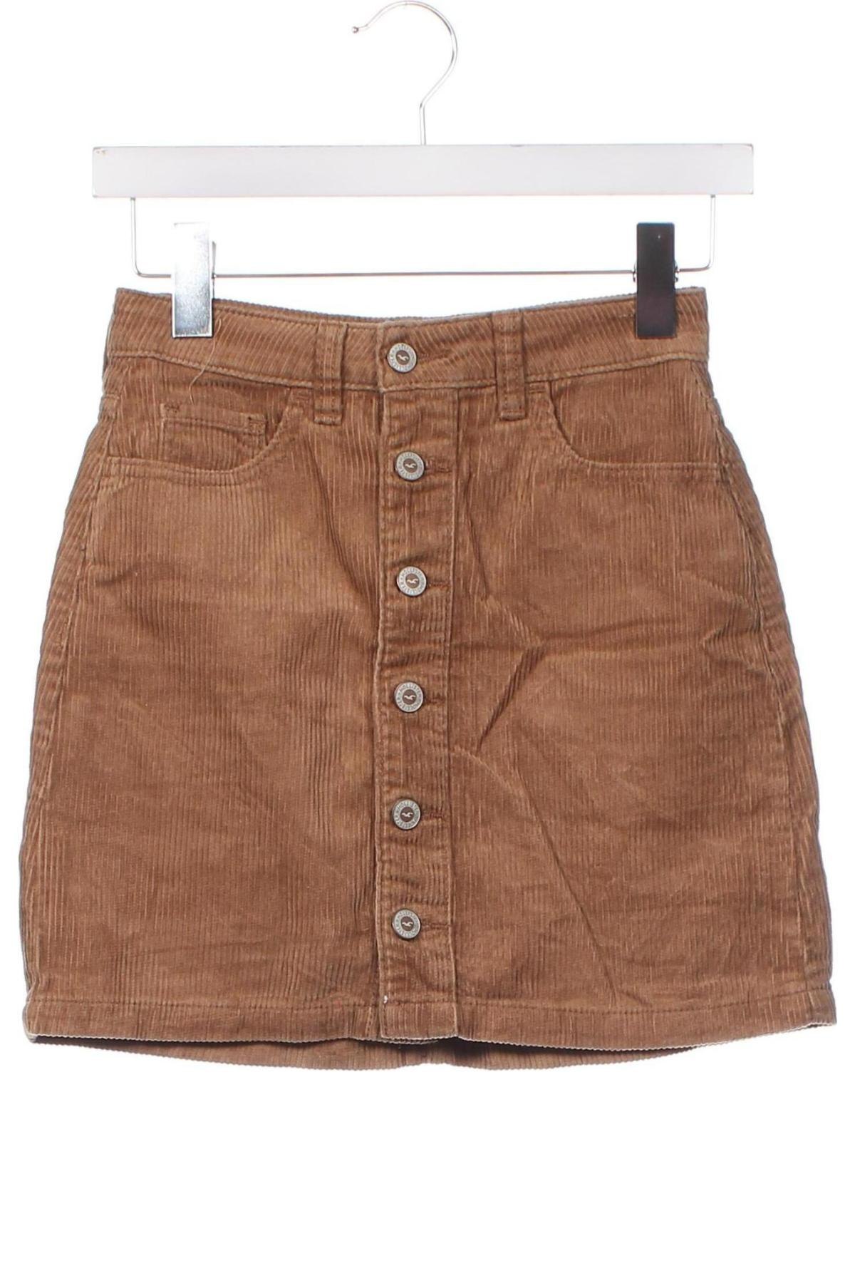 Rock Hollister, Größe XXS, Farbe Beige, Preis 7,42 €