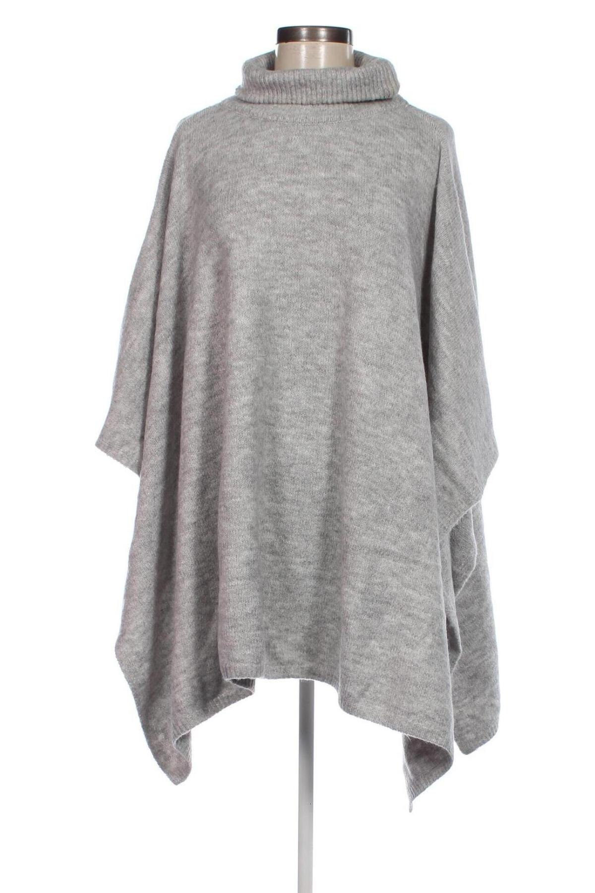 Poncho, Größe M, Farbe Grau, Preis € 6,99