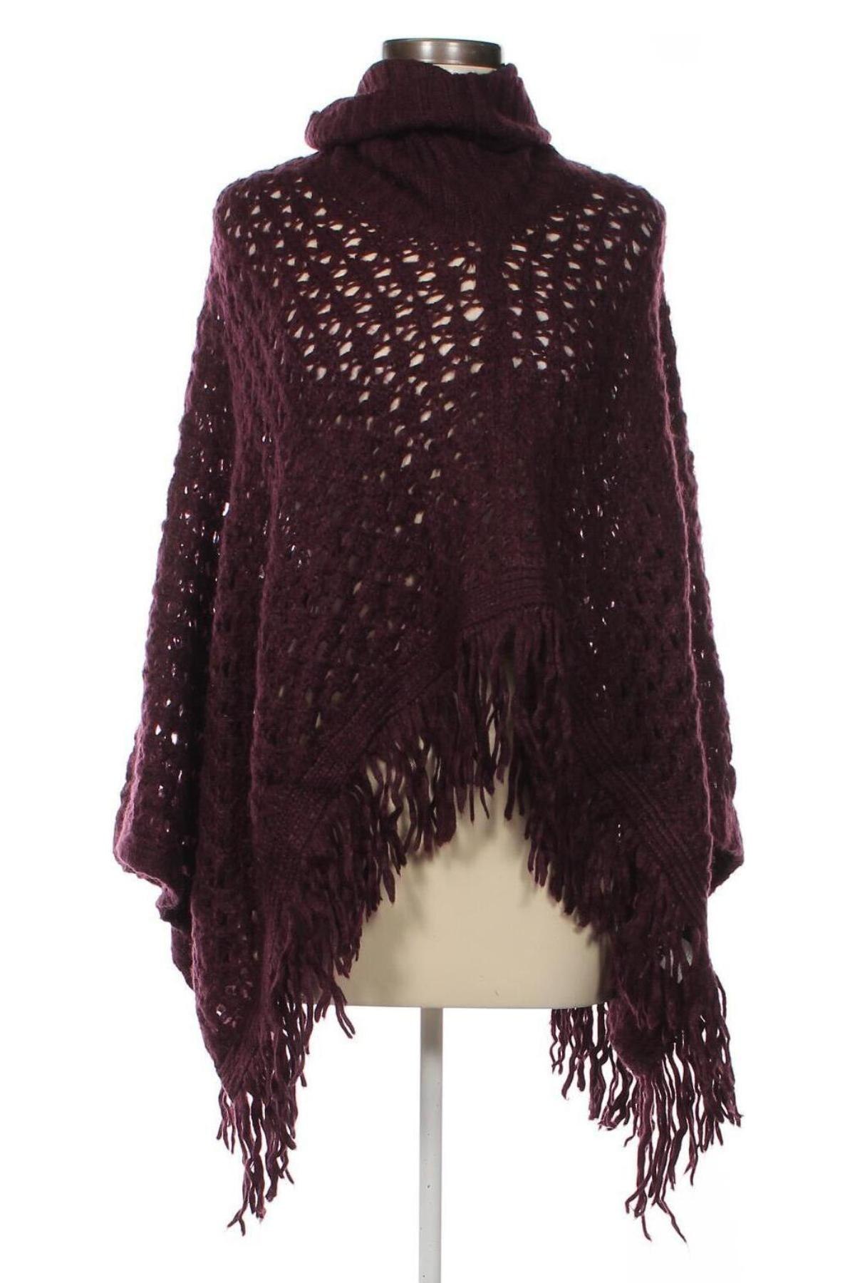 Poncho, Mărime M, Culoare Roșu, Preț 35,99 Lei