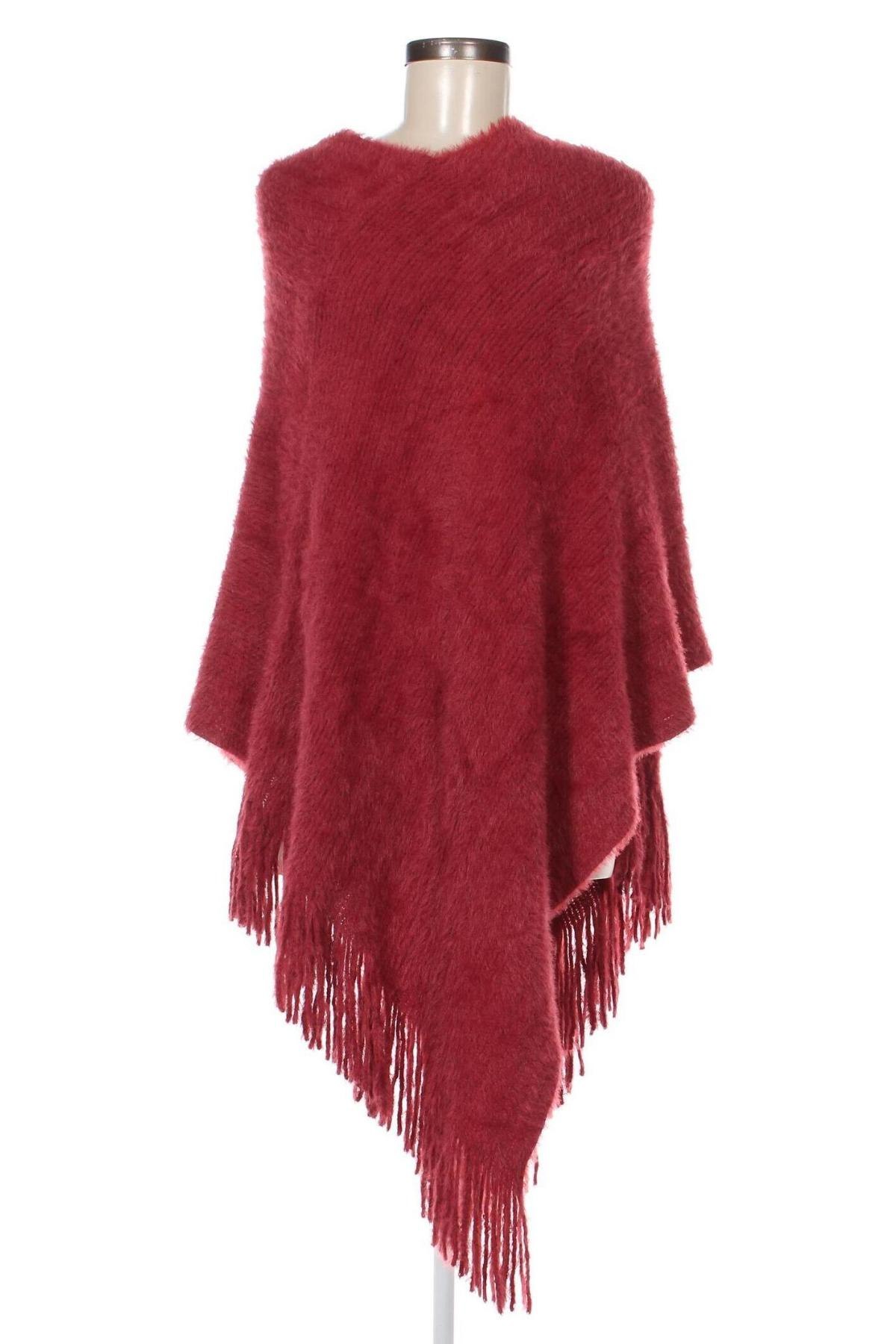 Poncho, Größe M, Farbe Rot, Preis € 7,79