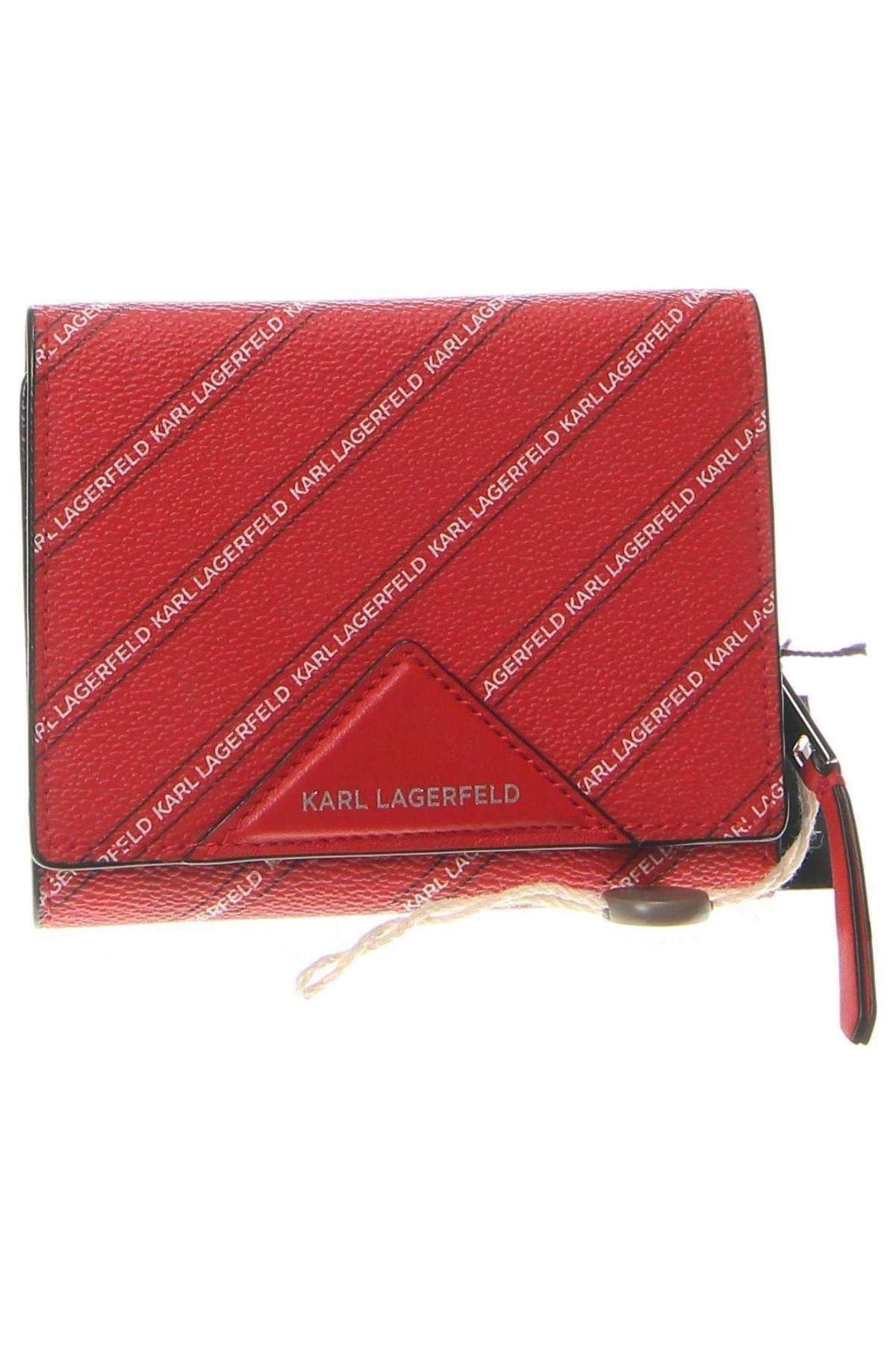 Портмоне Karl Lagerfeld, Цвят Червен, Цена 150,45 лв.