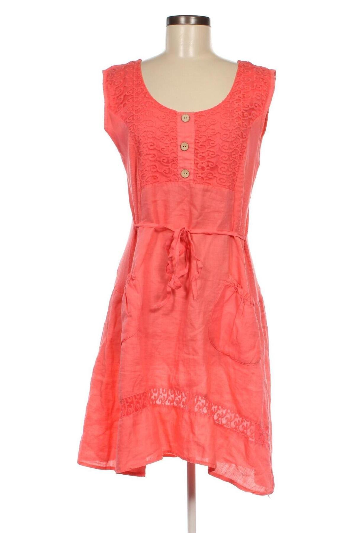 Kleid, Größe M, Farbe Orange, Preis 9,00 €