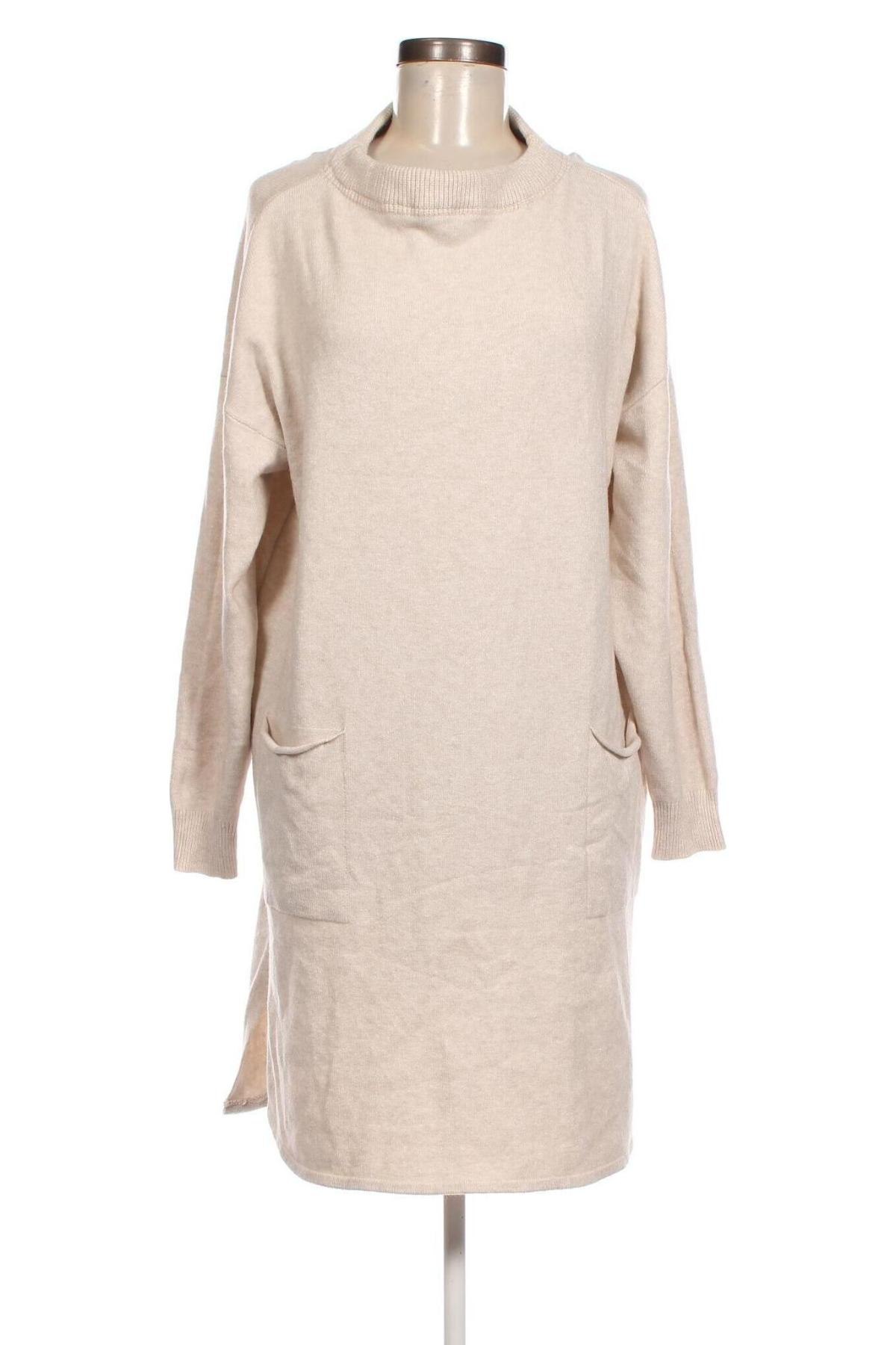 Kleid, Größe L, Farbe Beige, Preis 4,99 €