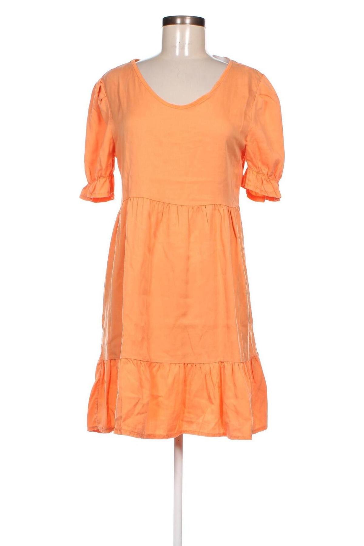 Kleid, Größe S, Farbe Orange, Preis 9,00 €