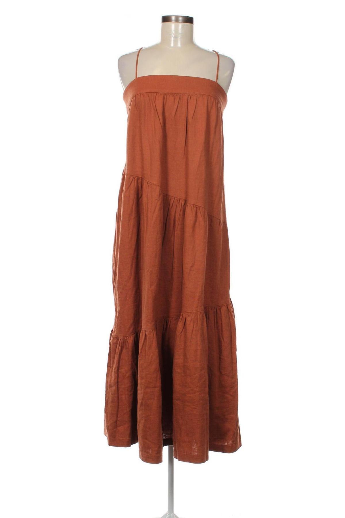 Kleid Abercrombie & Fitch, Größe XS, Farbe Braun, Preis 45,30 €