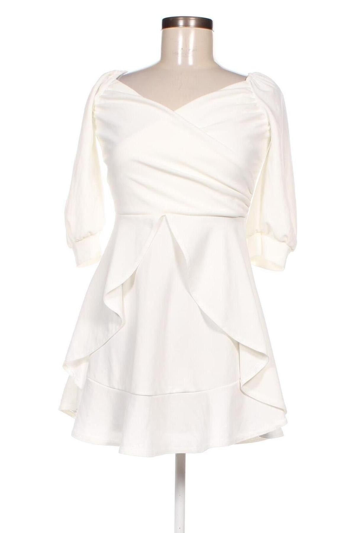 Kleid Boohoo, Größe M, Farbe Weiß, Preis € 14,84