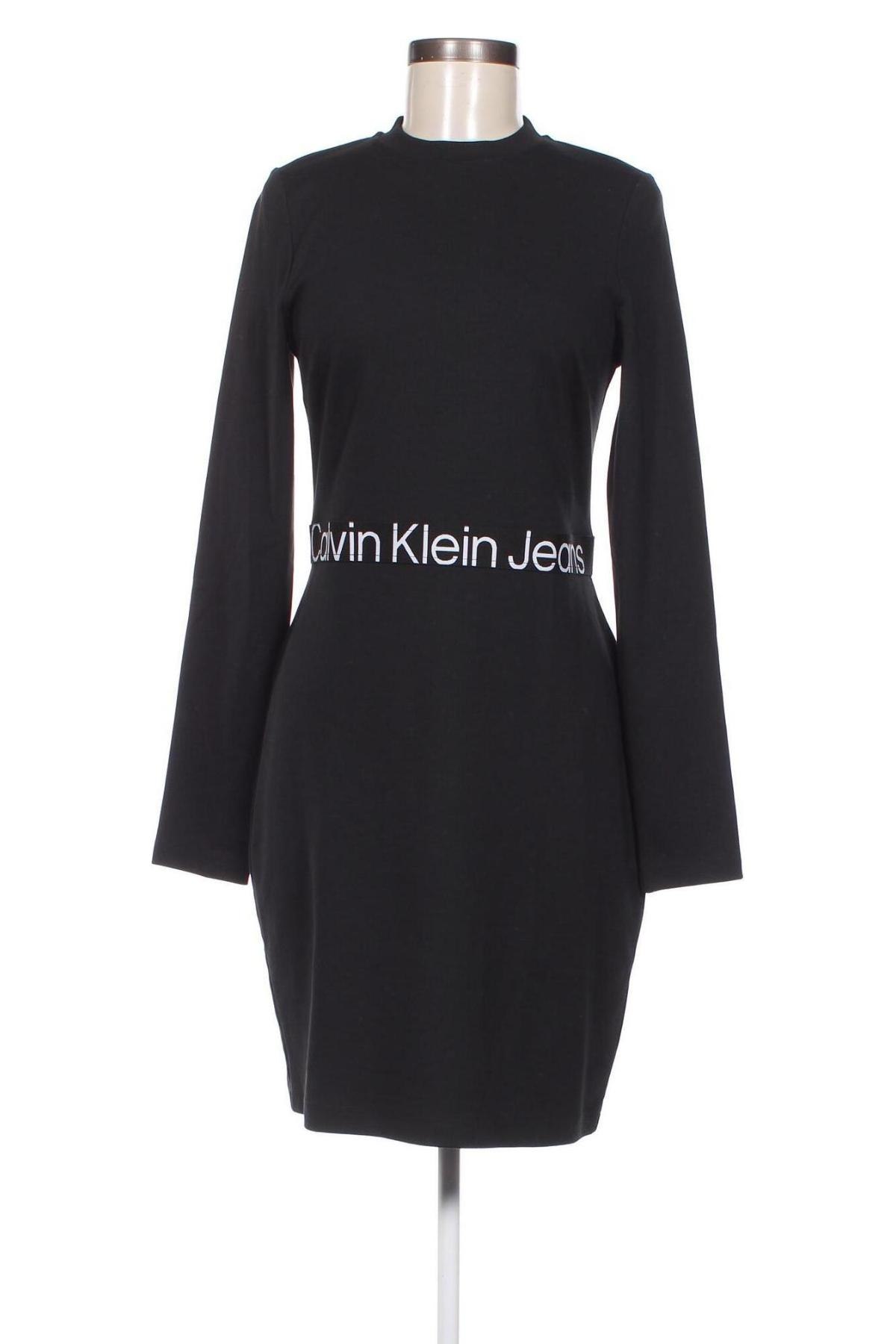 Kleid Calvin Klein Jeans, Größe M, Farbe Schwarz, Preis 80,41 €