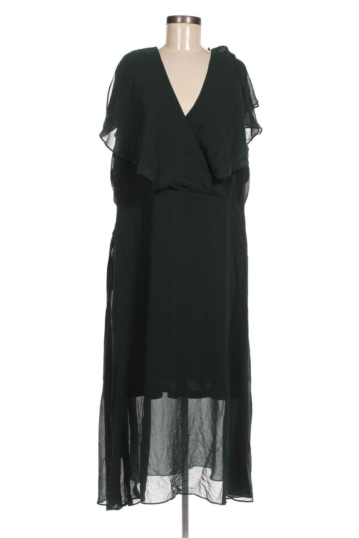 Kleid City Chic, Größe XL, Farbe Grün, Preis 21,36 €