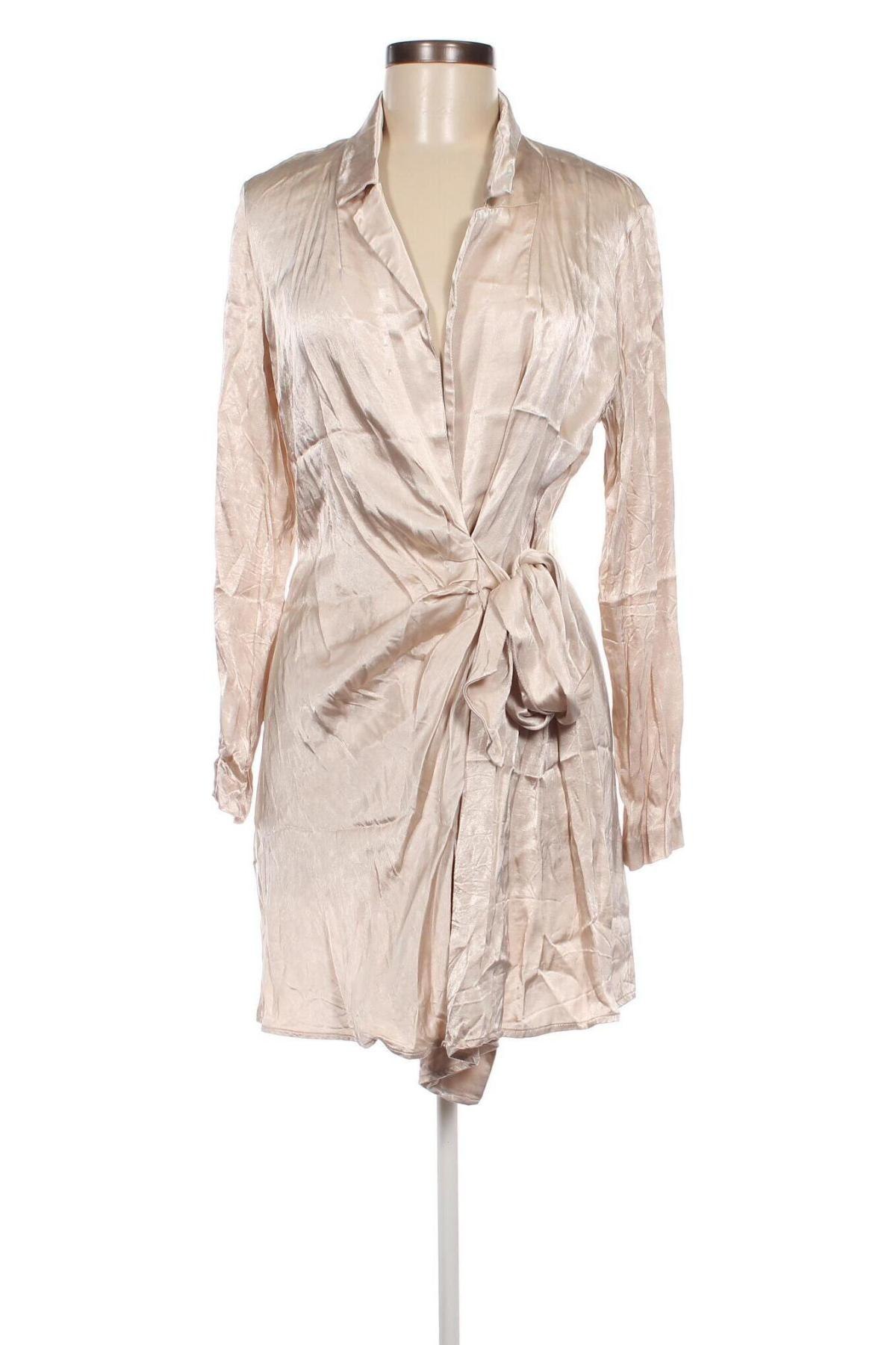 Kleid H&M, Größe L, Farbe Beige, Preis 9,00 €