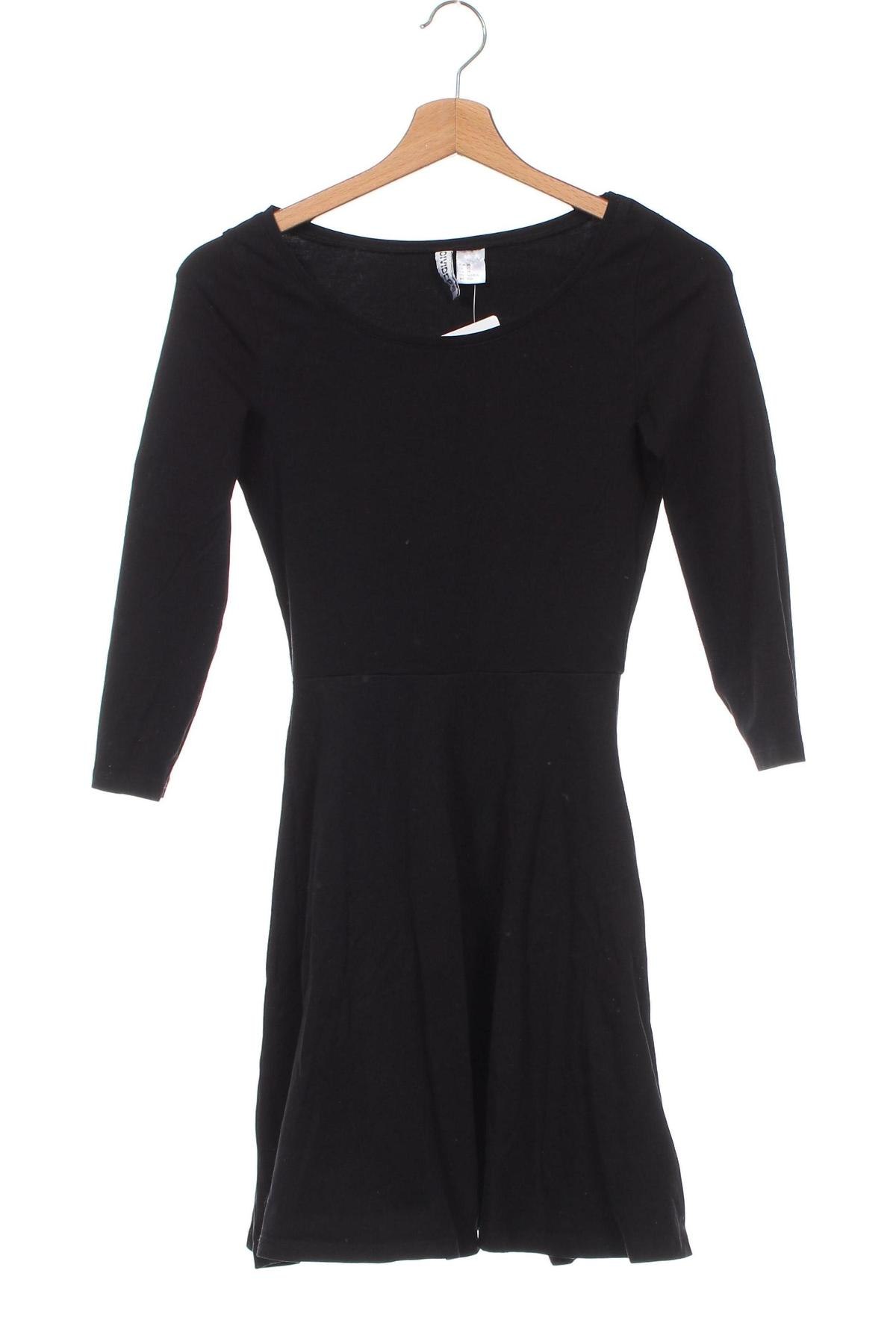 Kleid H&M Divided, Größe XS, Farbe Schwarz, Preis € 10,99