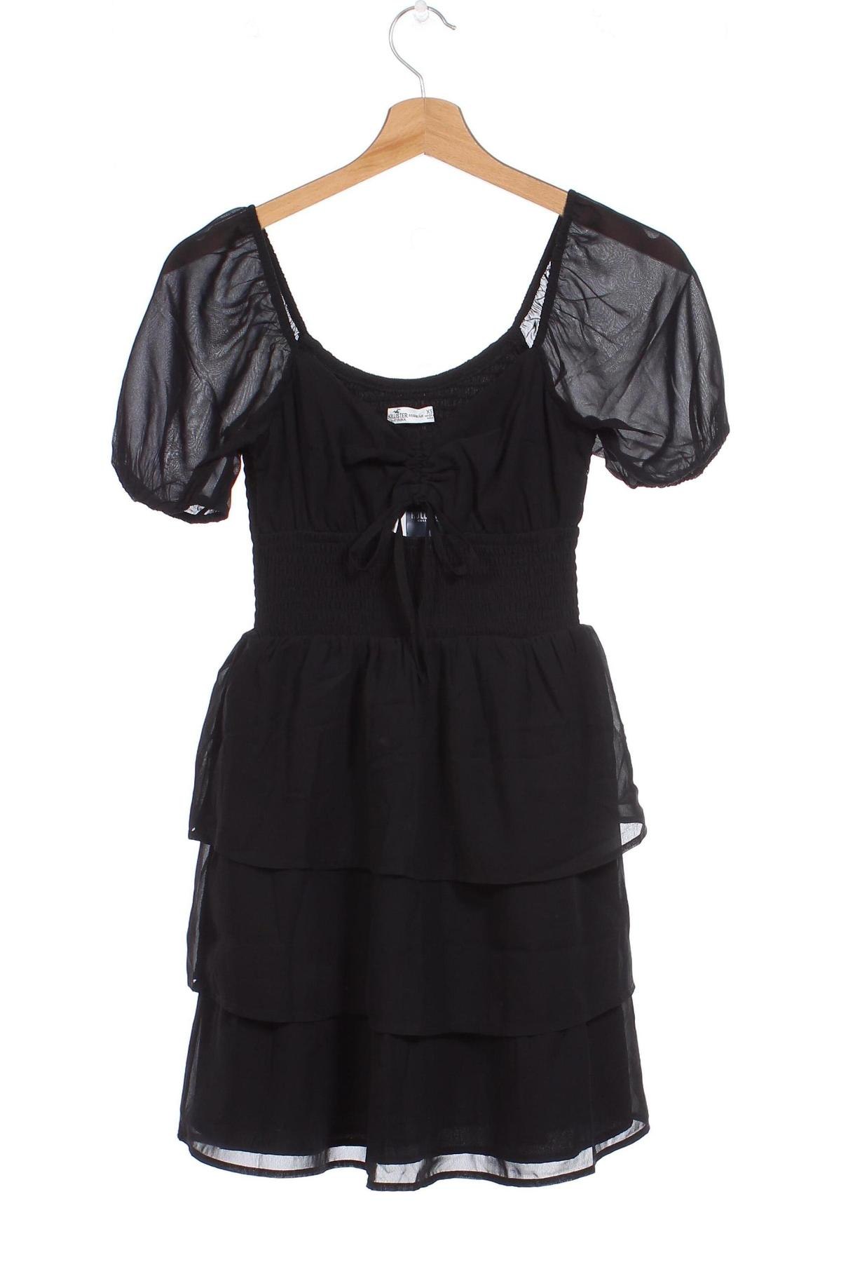 Kleid Hollister, Größe XS, Farbe Schwarz, Preis 8,99 €