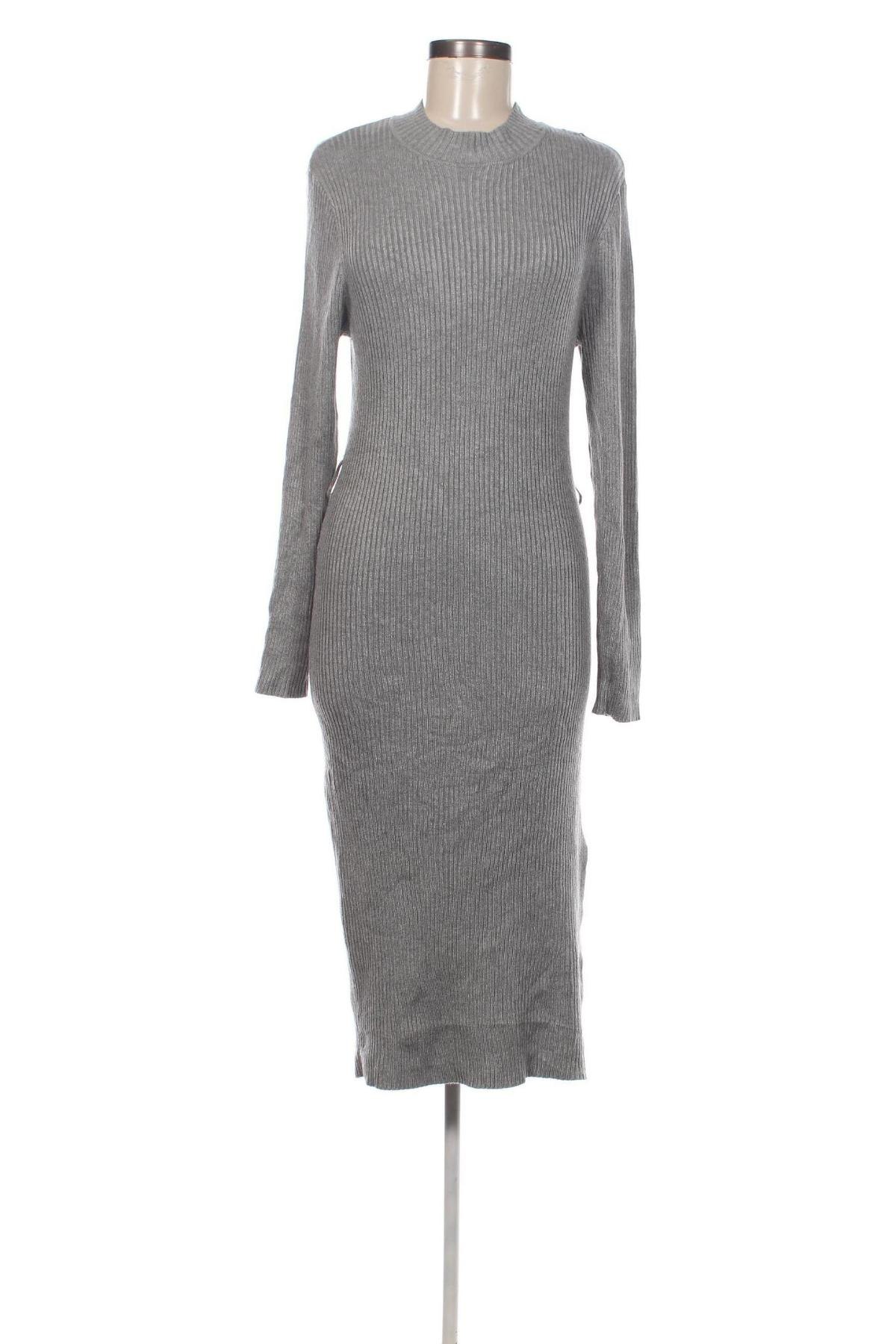 Kleid Jean Pascale, Größe L, Farbe Grau, Preis € 9,48