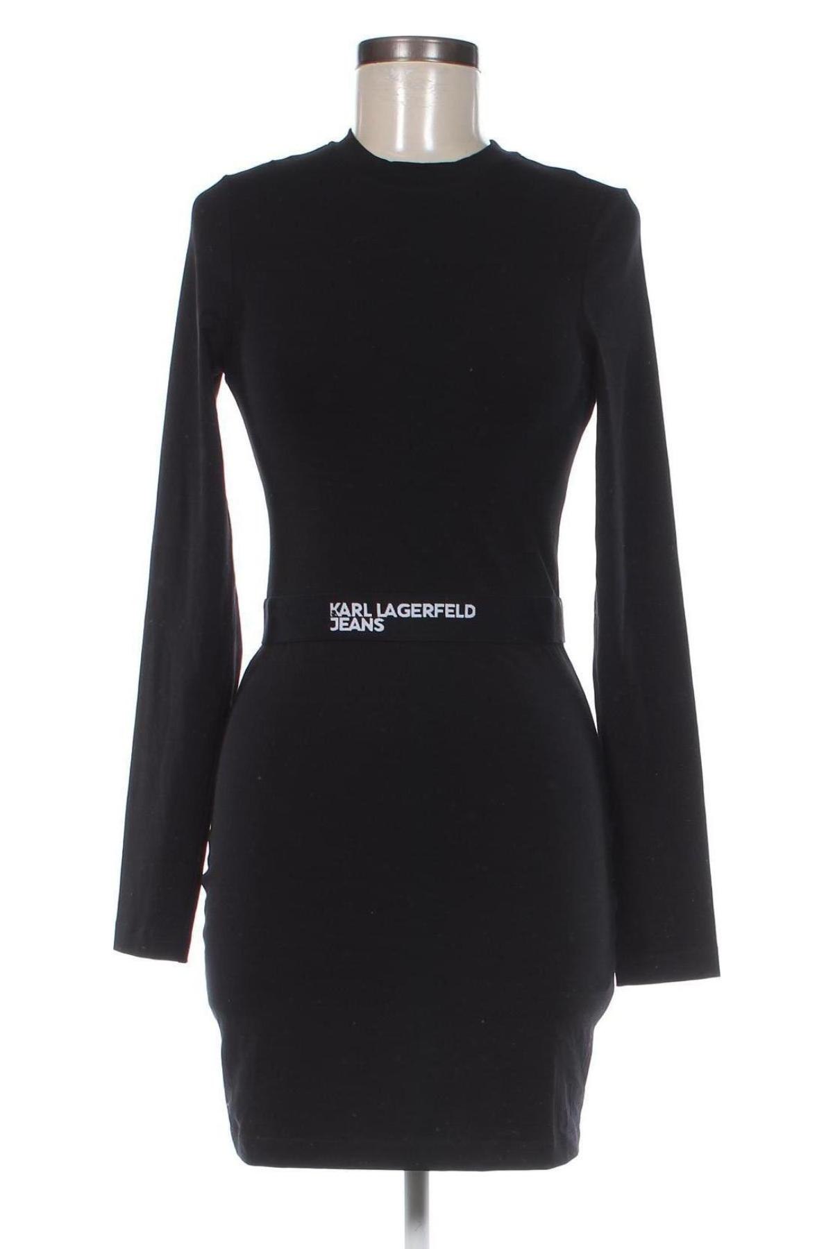 Kleid Karl Lagerfeld, Größe S, Farbe Schwarz, Preis 78,56 €