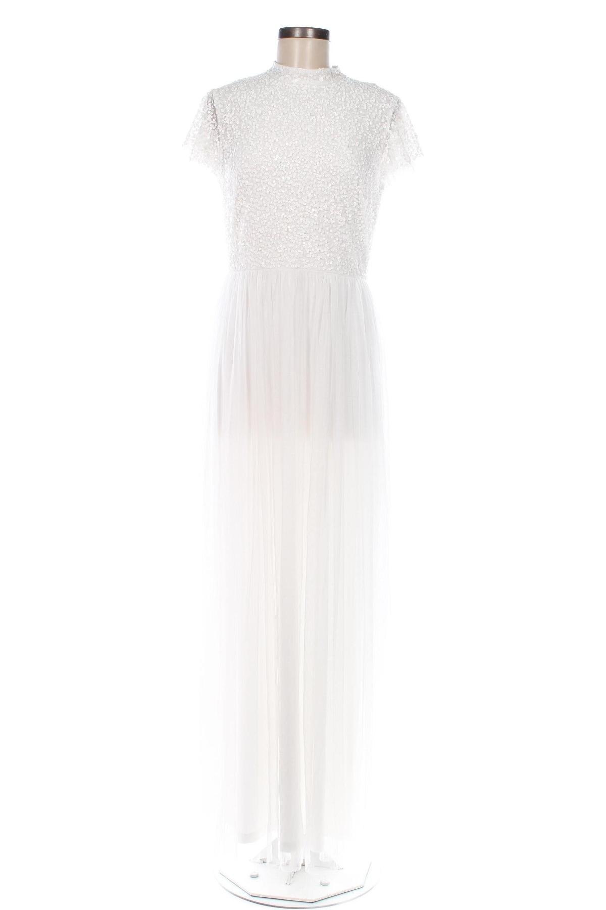 Φόρεμα Lace & Beads, Μέγεθος L, Χρώμα Λευκό, Τιμή 32,47 €