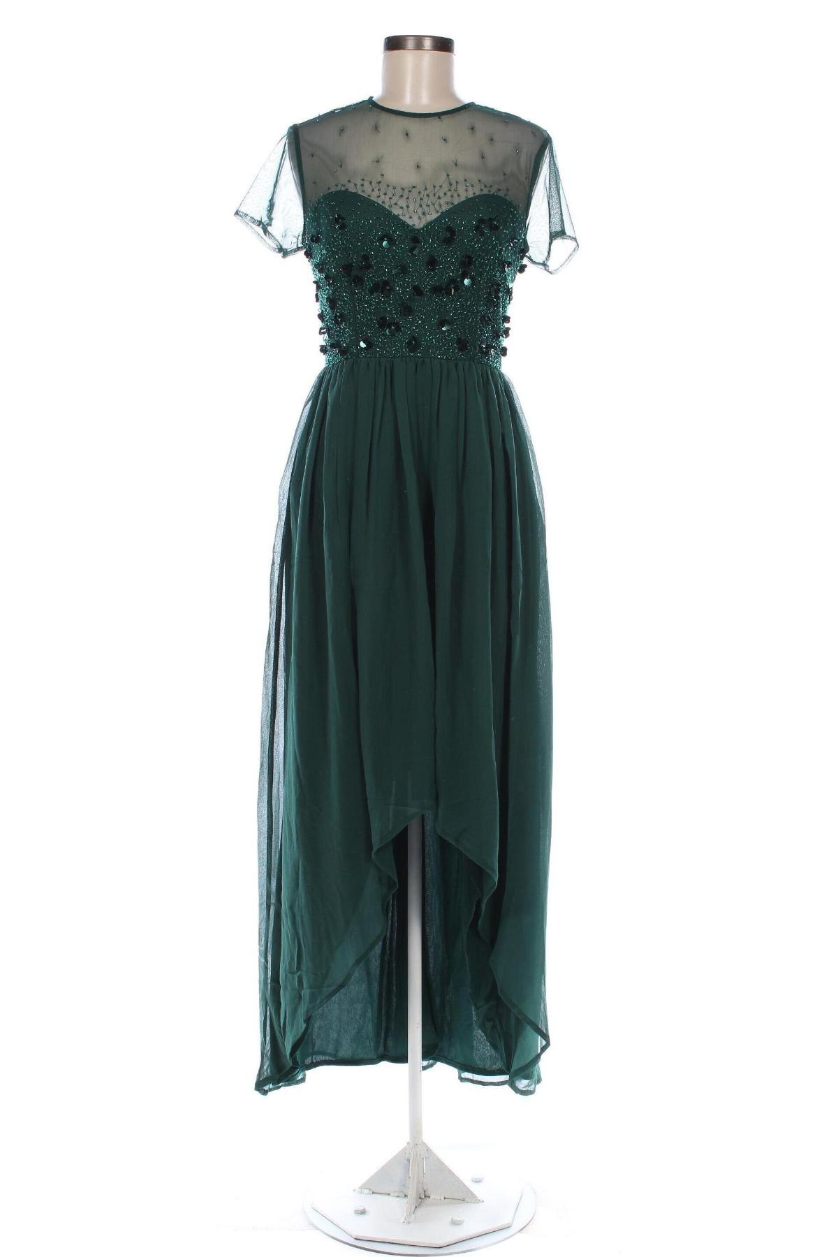 Rochie Lace & Beads, Mărime L, Culoare Verde, Preț 460,53 Lei