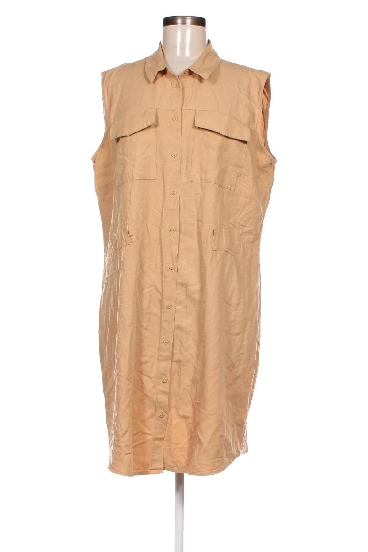 Φόρεμα Laura Torelli, Μέγεθος L, Χρώμα  Μπέζ, Τιμή 27,70 €