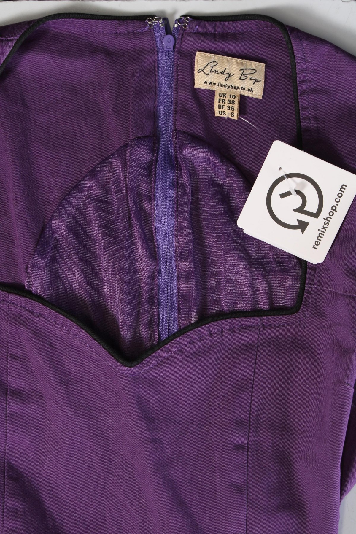 Šaty  Lindy Bop, Velikost S, Barva Fialová, Cena  518,00 Kč