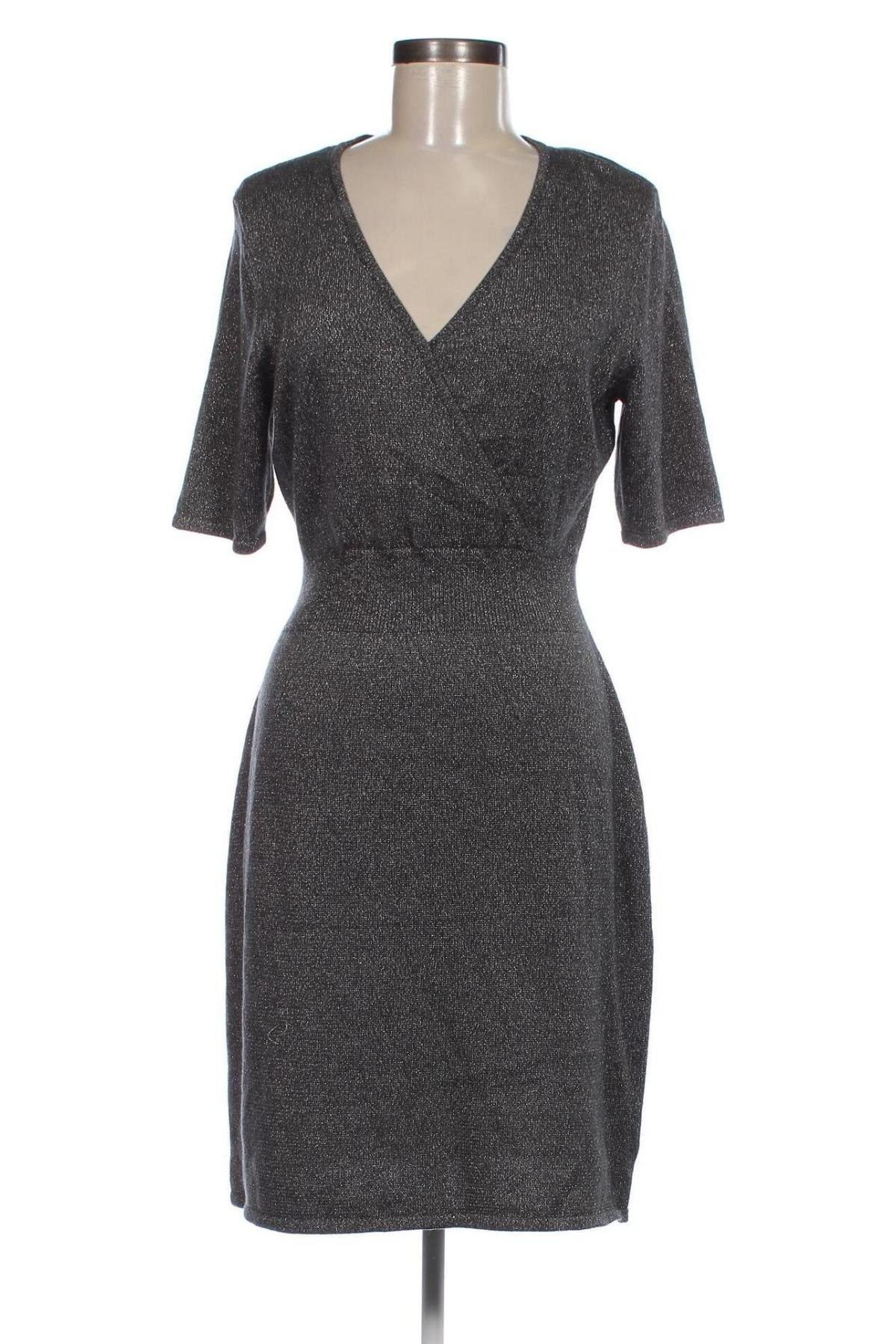 Kleid Liz Claiborne, Größe L, Farbe Grau, Preis 9,08 €