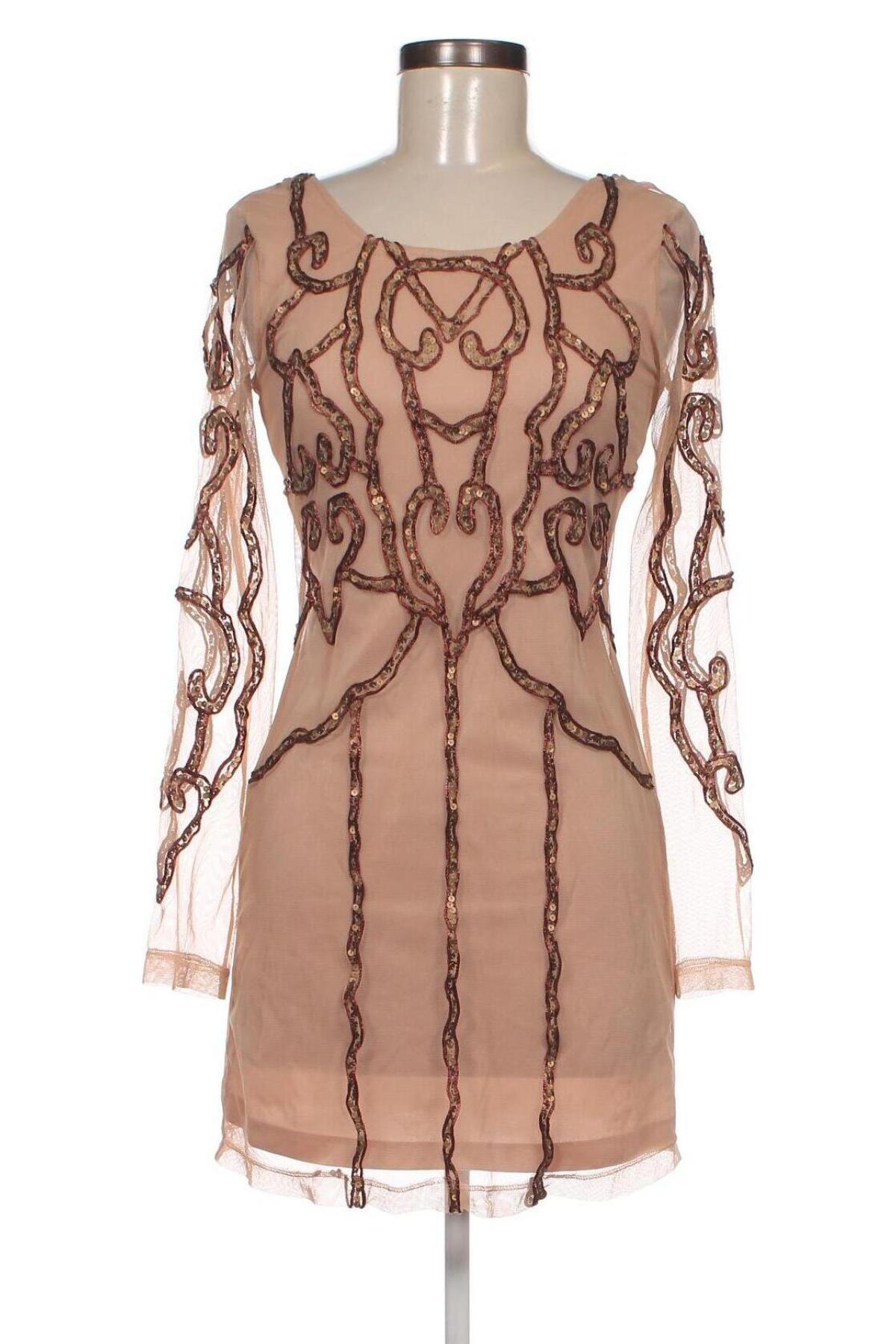 Kleid Love Label, Größe S, Farbe Beige, Preis € 19,23