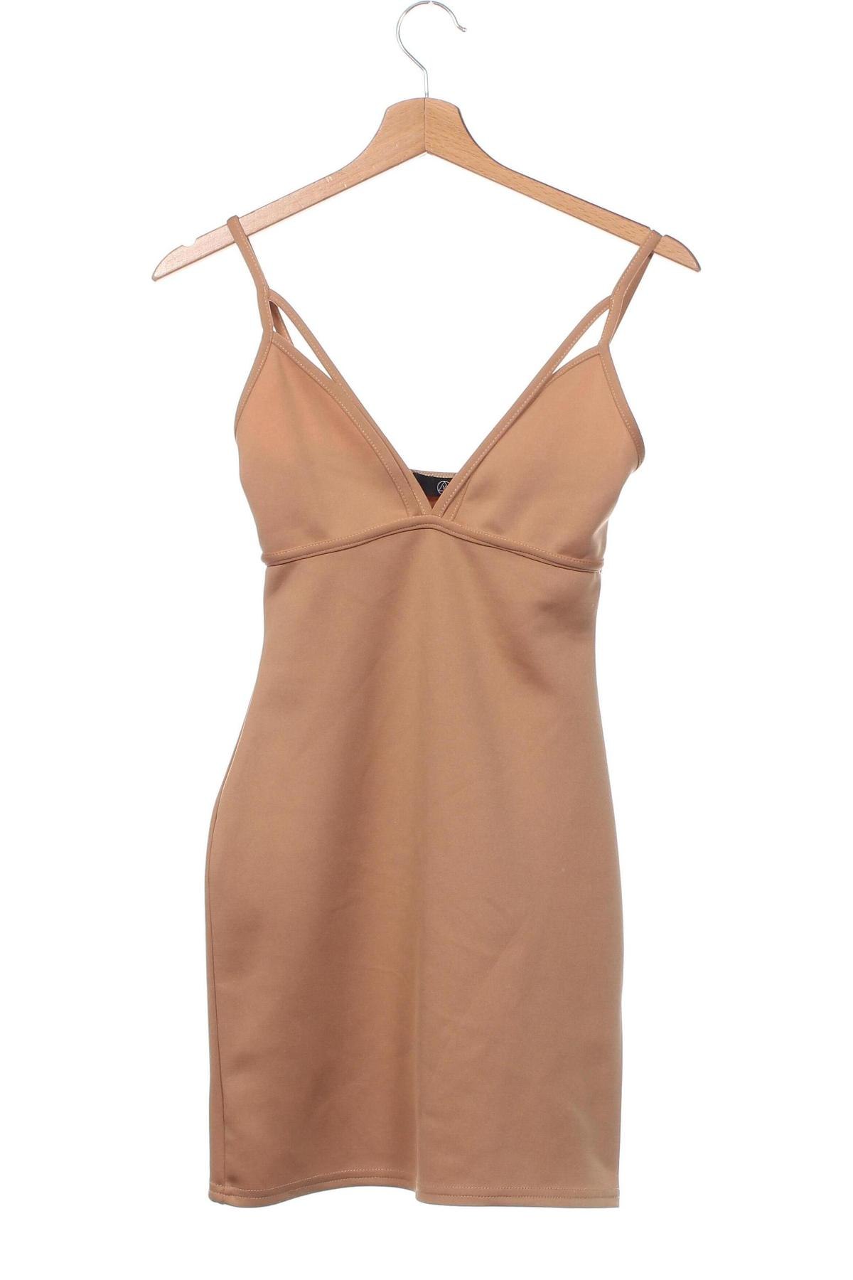Kleid Missguided, Größe XS, Farbe Beige, Preis 14,01 €