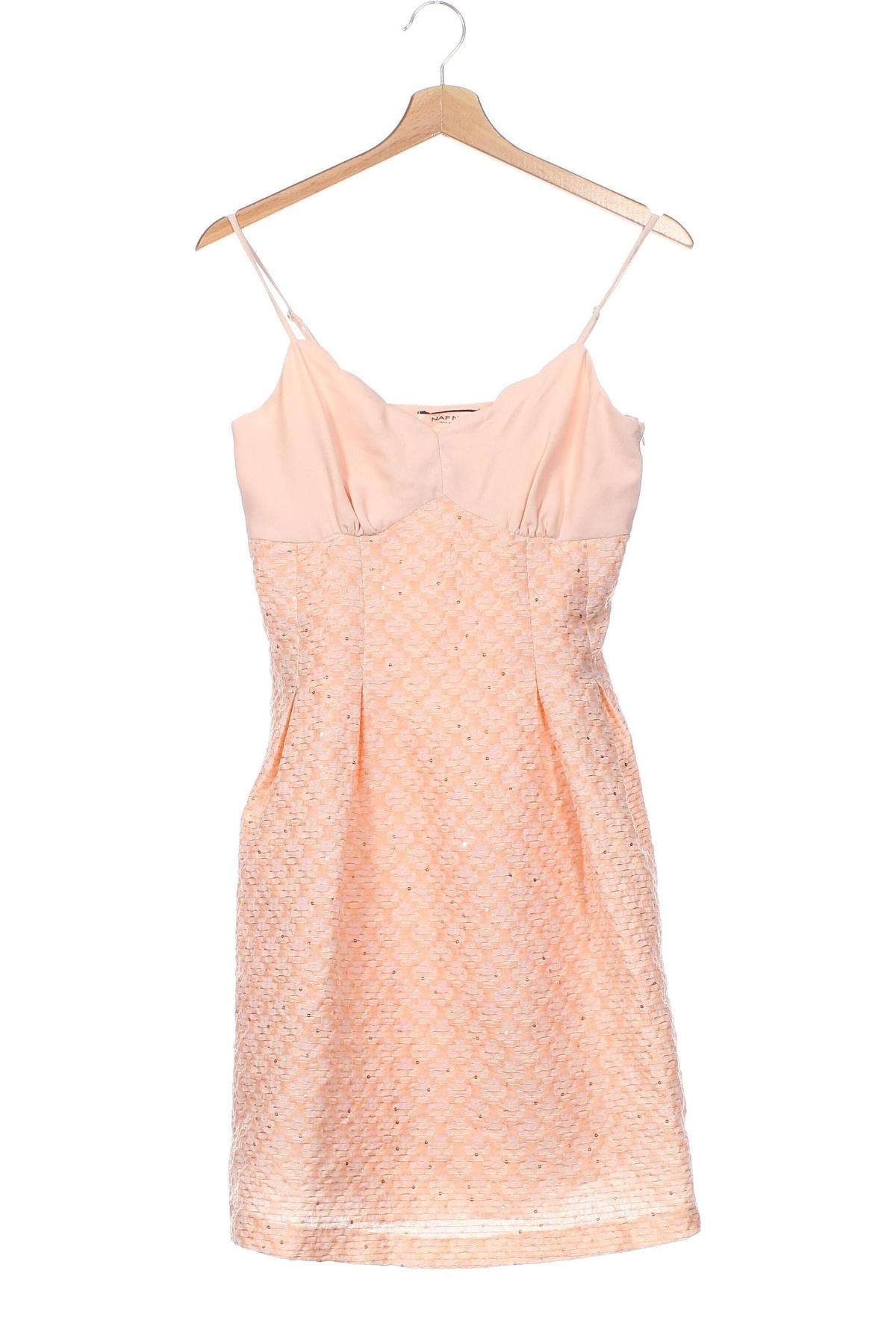 Kleid Naf Naf, Größe XS, Farbe Rosa, Preis 13,50 €